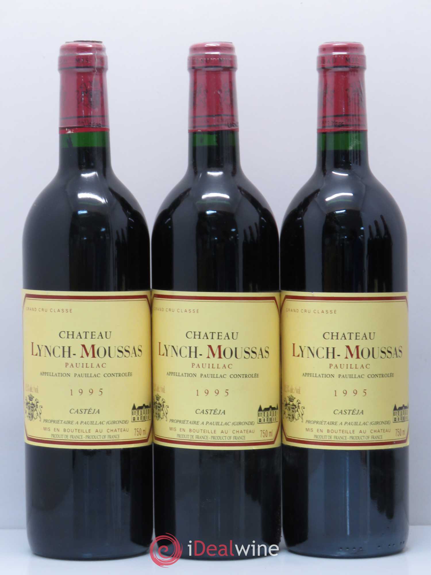 Château Lynch Moussas 5ème Grand Cru Classé 1995 - Lot de 6 bouteilles - 1