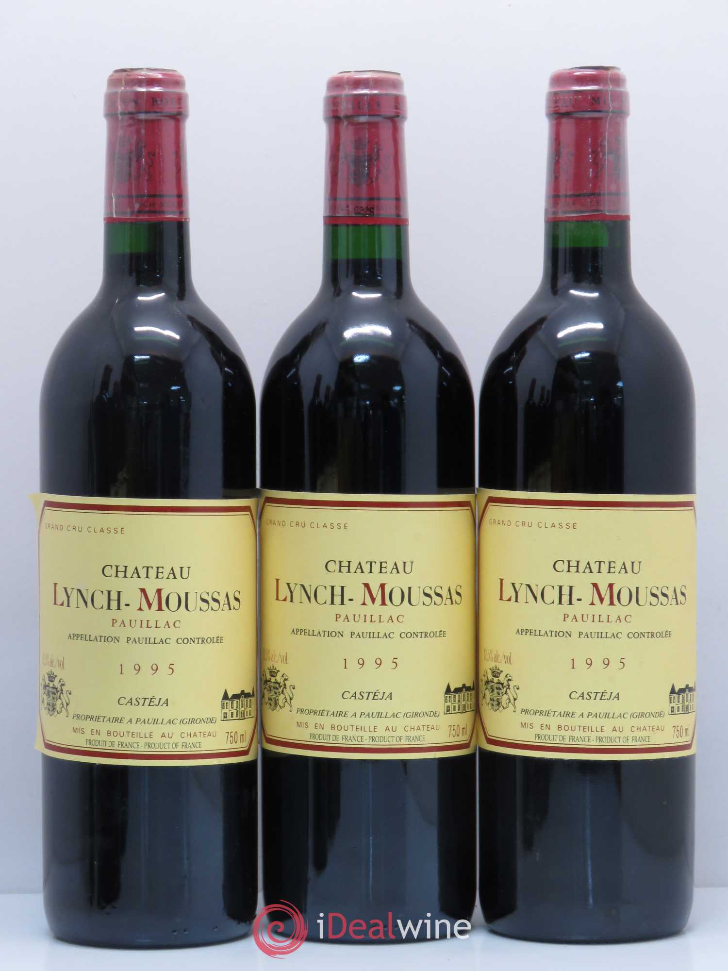Château Lynch Moussas 5ème Grand Cru Classé 1995 - Lot de 6 bouteilles - 2