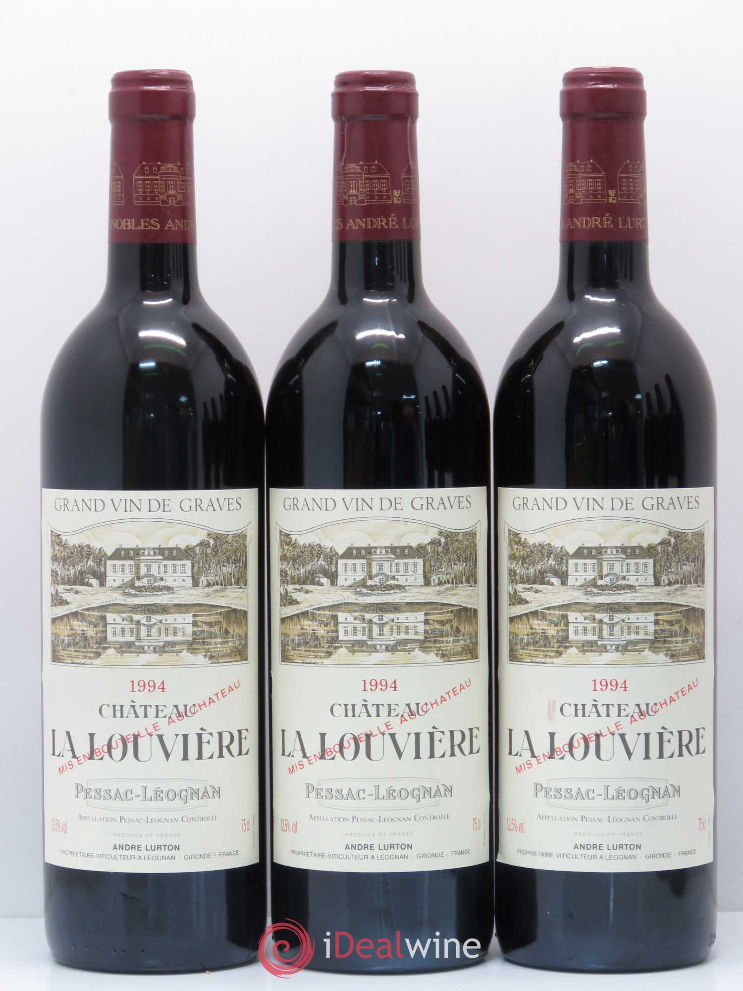 Château la Louvière 1994 - Lot de 6 bouteilles - 1
