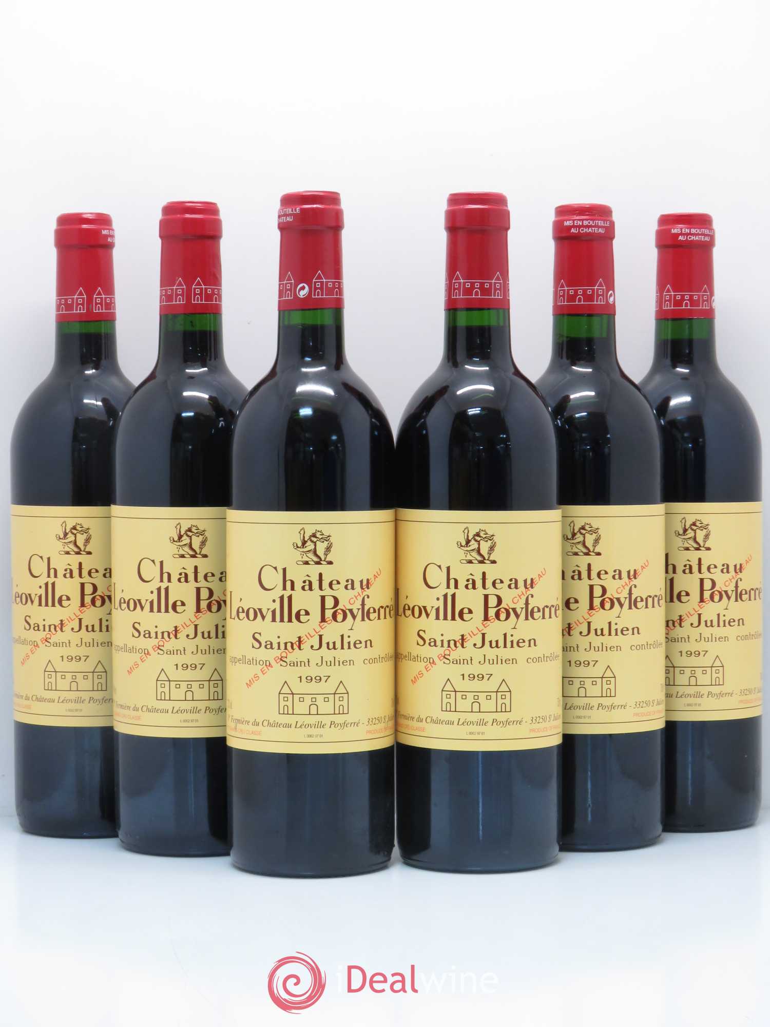 Château Léoville Poyferré 2ème Grand Cru Classé 1997 - Lot de 6 bouteilles - 0