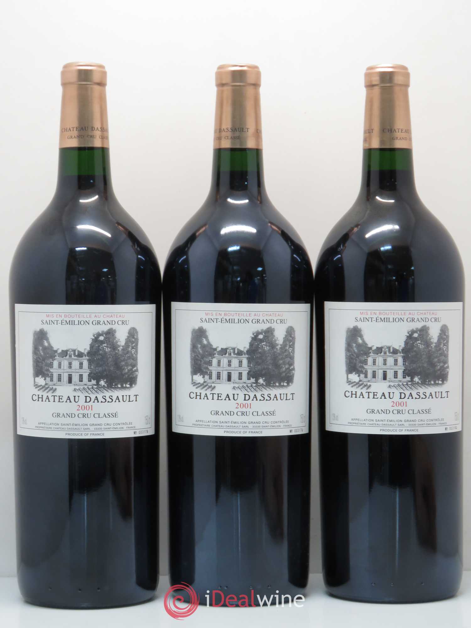 Château Dassault Grand Cru Classé 2001 - Lot de 6 magnums - 2