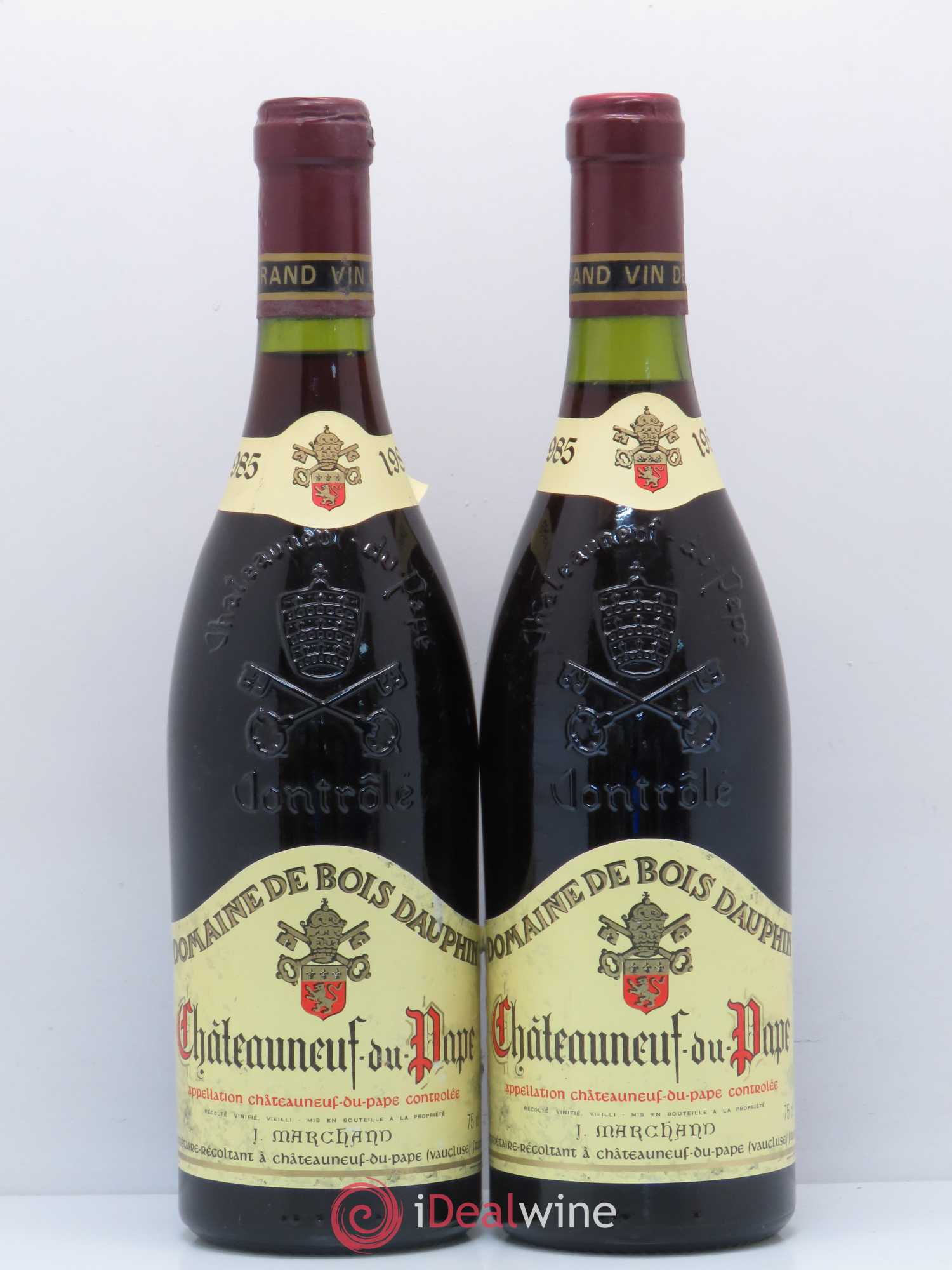 Châteauneuf-du-Pape Bois Dauphin 1985 - Posten von 2 Flaschen - 0