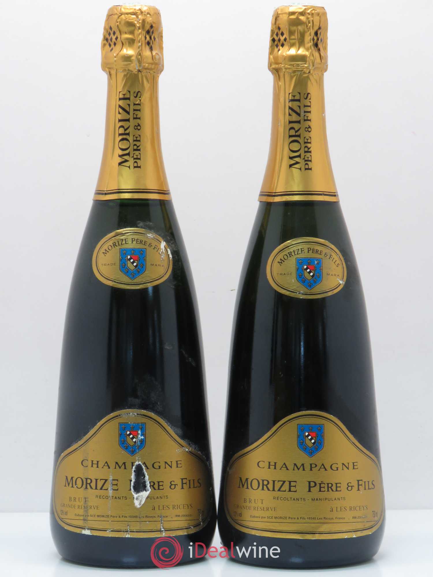 Champagne Morize Père et Fils - Lot de 2 bouteilles - 0