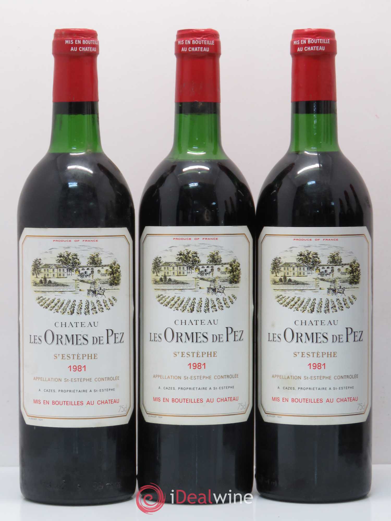 Château les Ormes de Pez 1981 - Lot de 6 bouteilles - 1