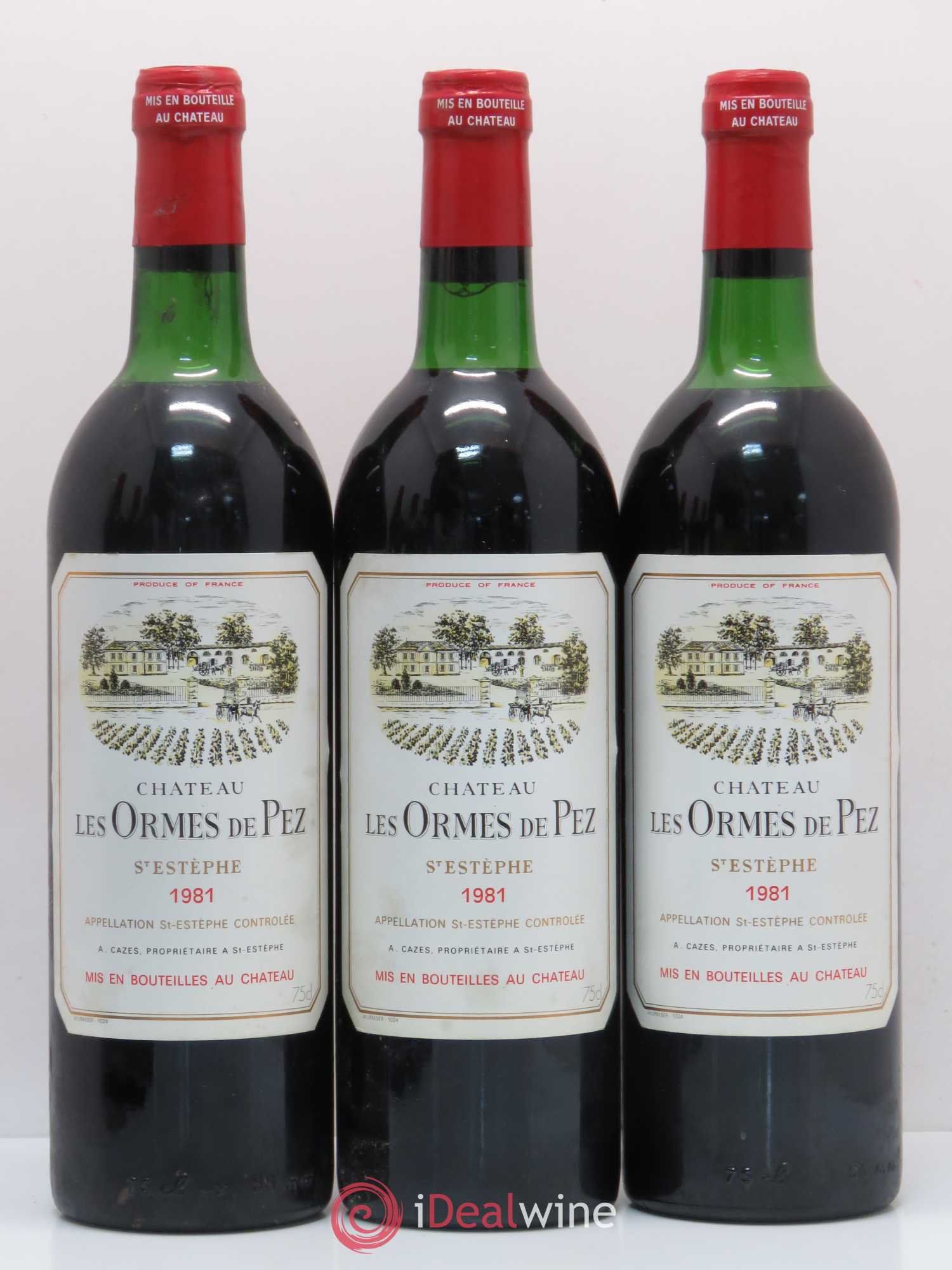 Château les Ormes de Pez 1981 - Lot de 6 bouteilles - 2