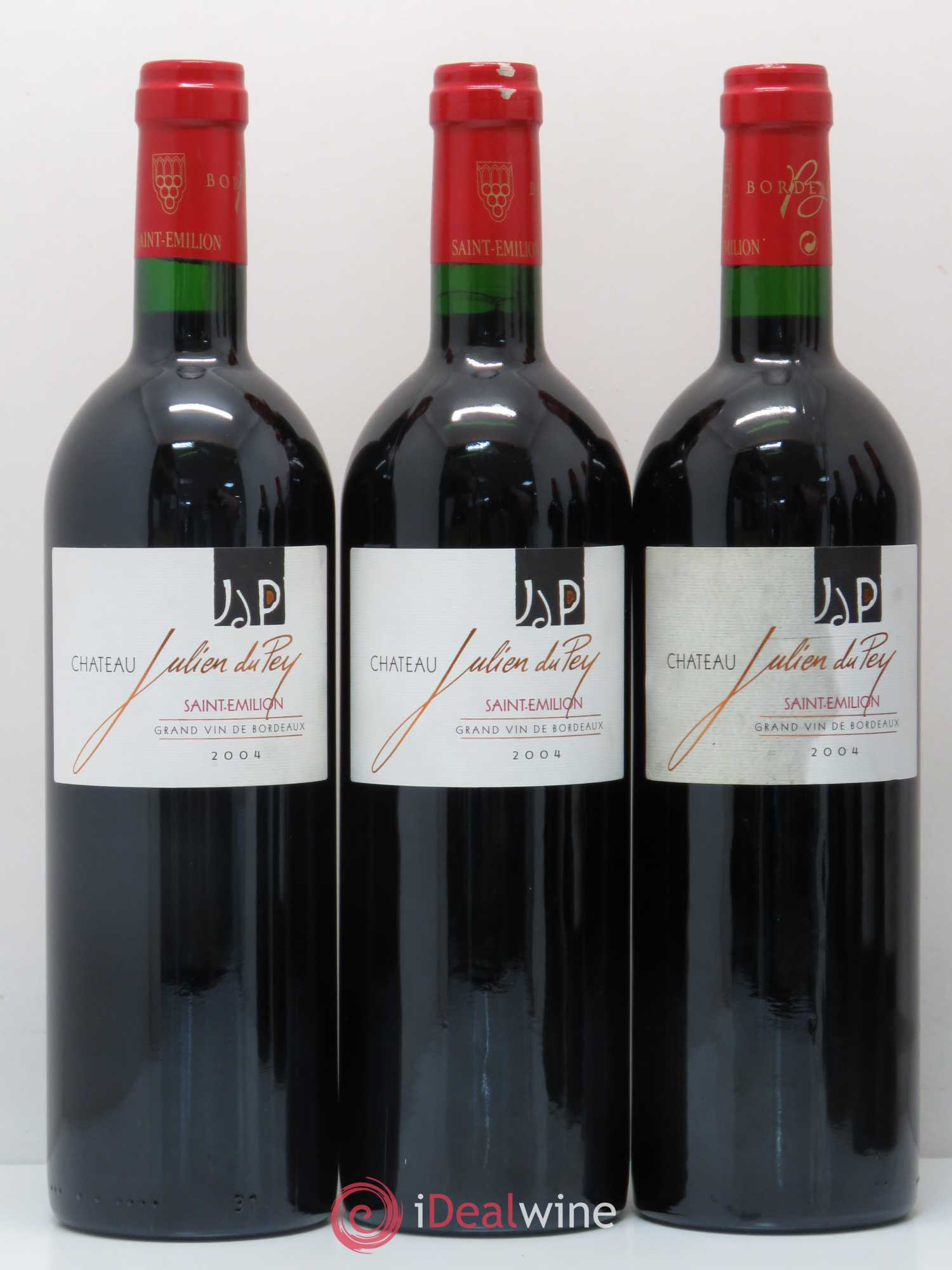 Saint-Émilion Château Julien du Pey 2004 - Posten von 6 Flaschen - 1