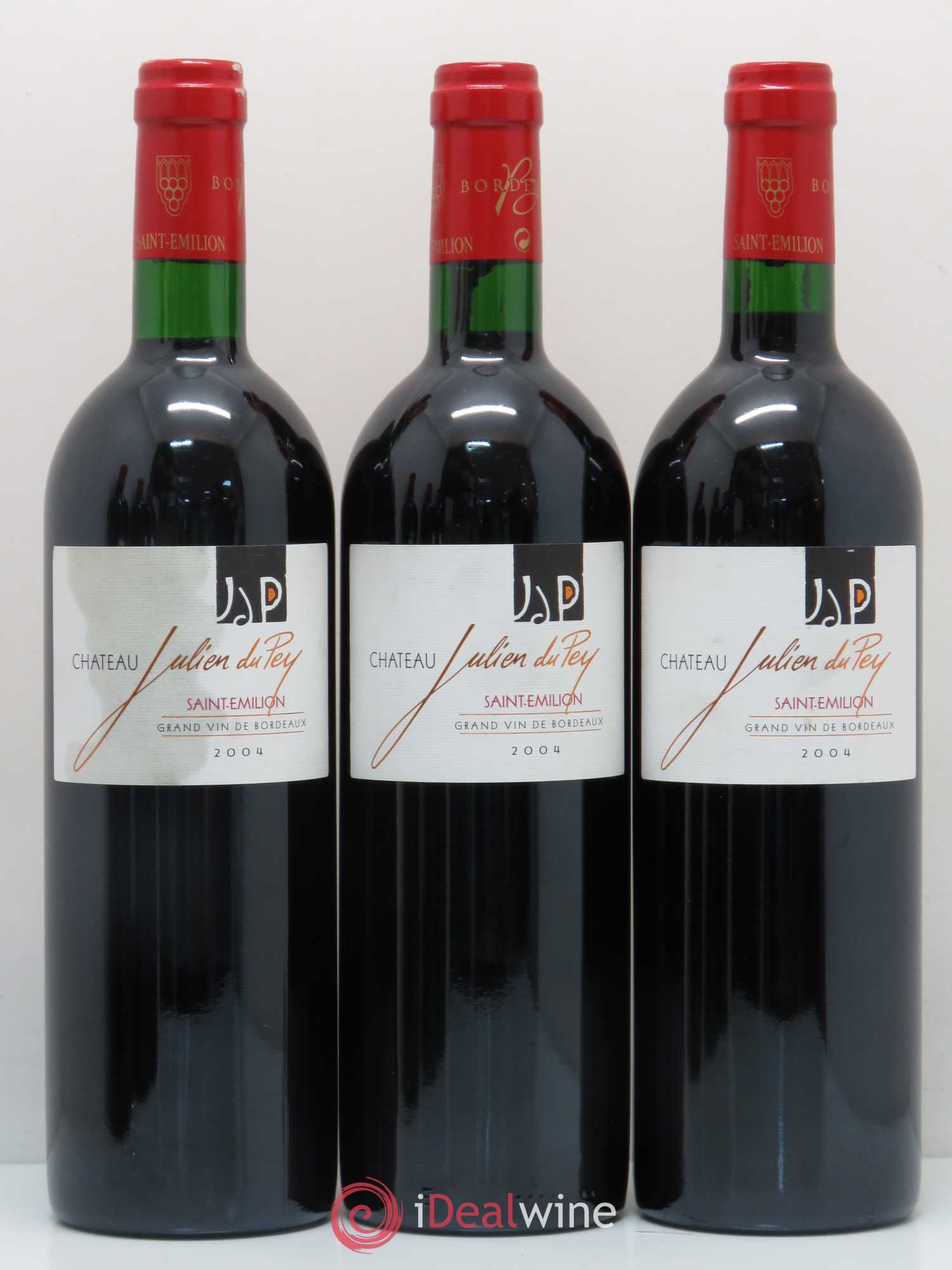 Saint-Émilion Château Julien du Pey 2004 - Posten von 6 Flaschen - 2