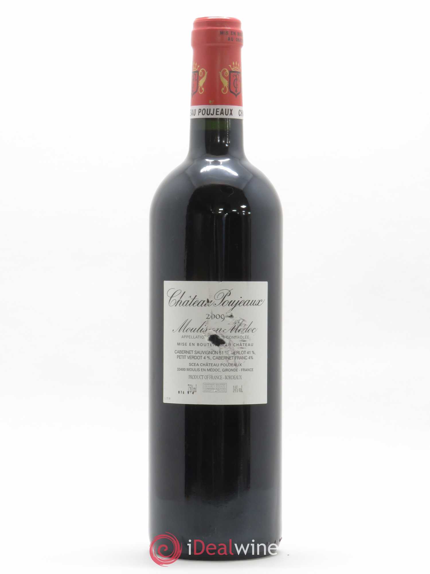Château Poujeaux 2009 - Lot de 1 bouteille - 1