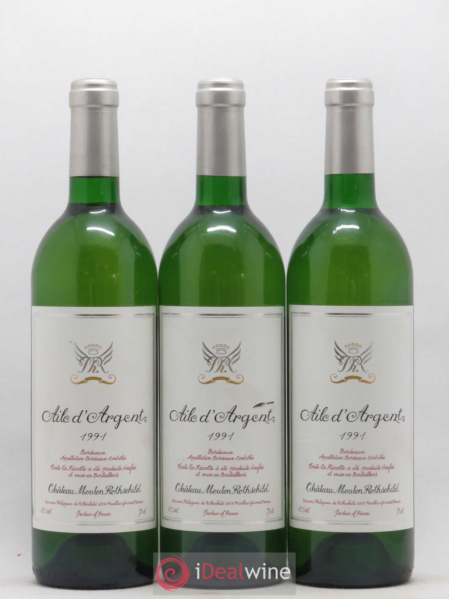 Aile d'Argent 1991 - Lot de 3 bouteilles - 0