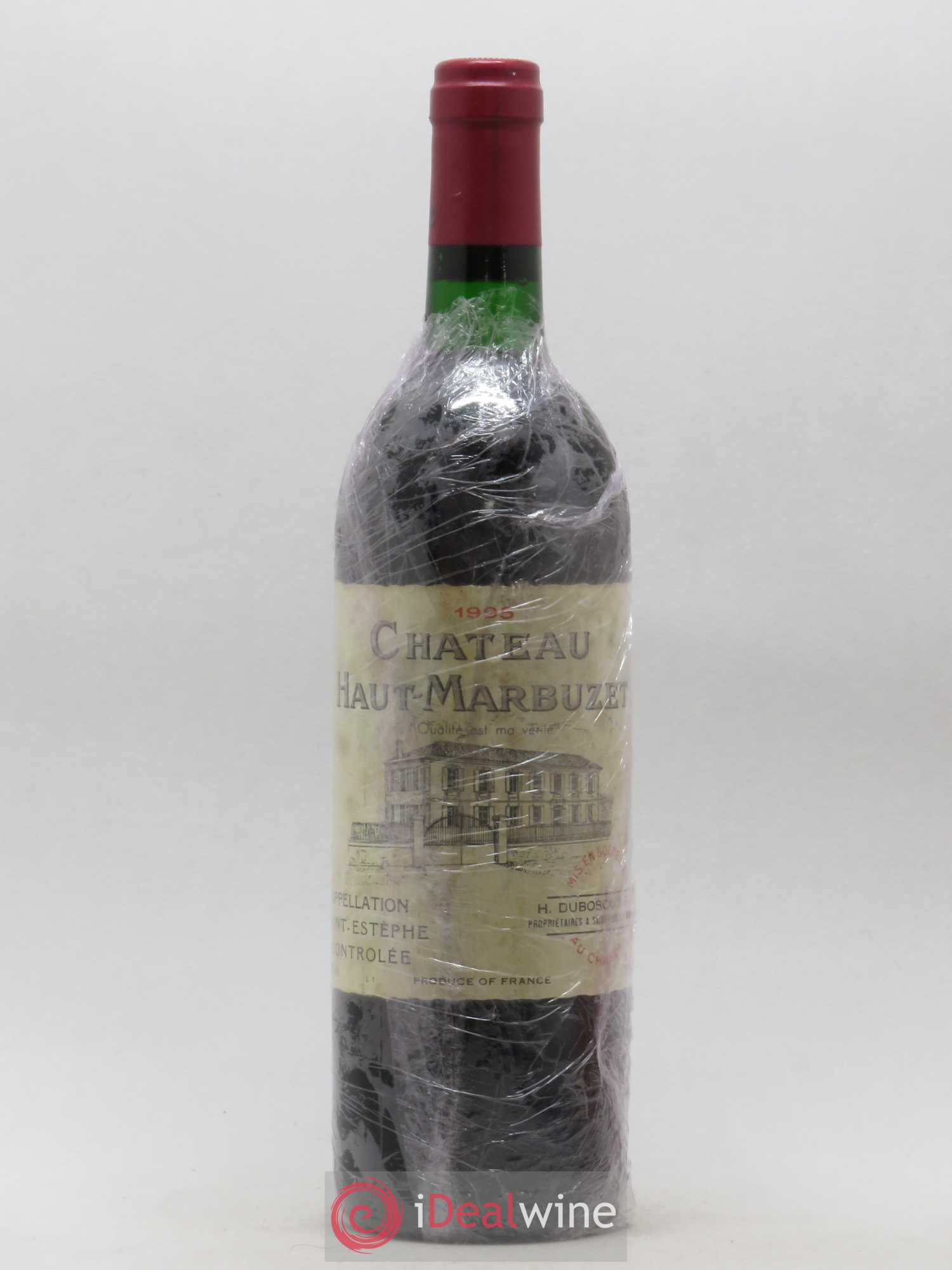 Château Haut Marbuzet 1995 - Lot de 1 bouteille - 0