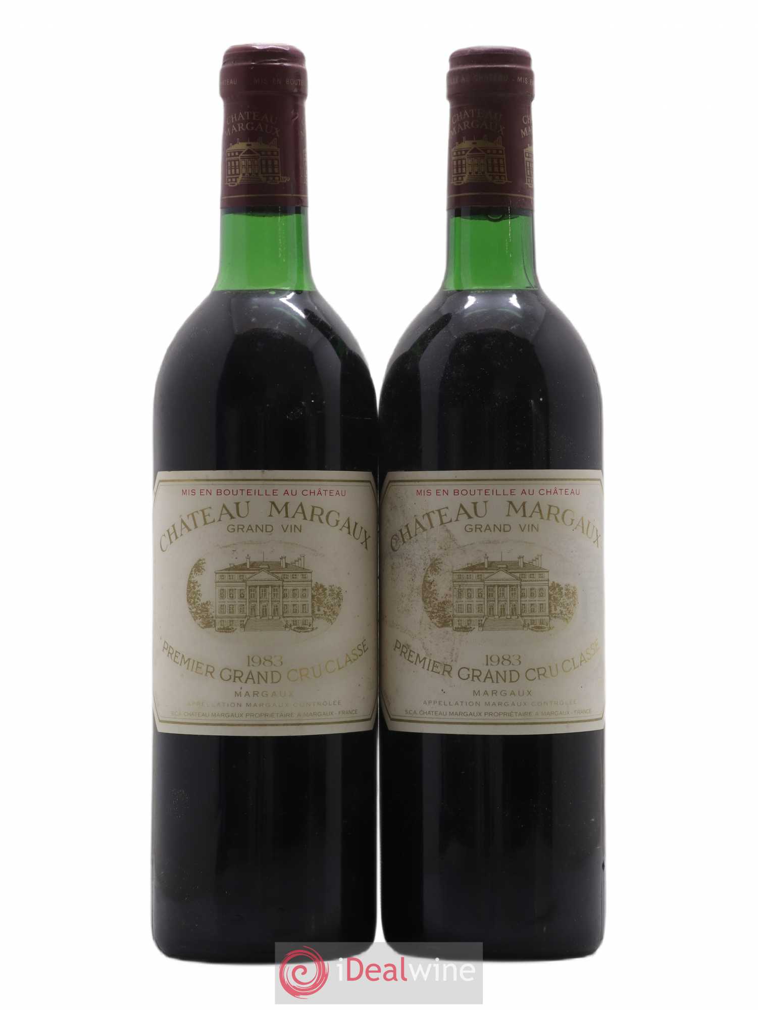 Château Margaux 1er Grand Cru Classé 1983 - Lot de 2 bouteilles - 0