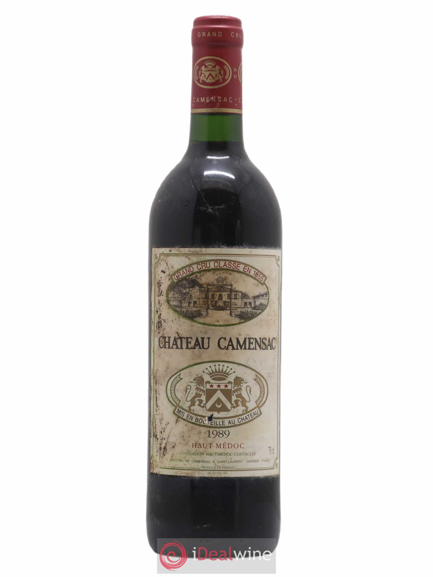Château Camensac 5ème Grand Cru Classé 1989 - Lot de 1 bouteille - 0