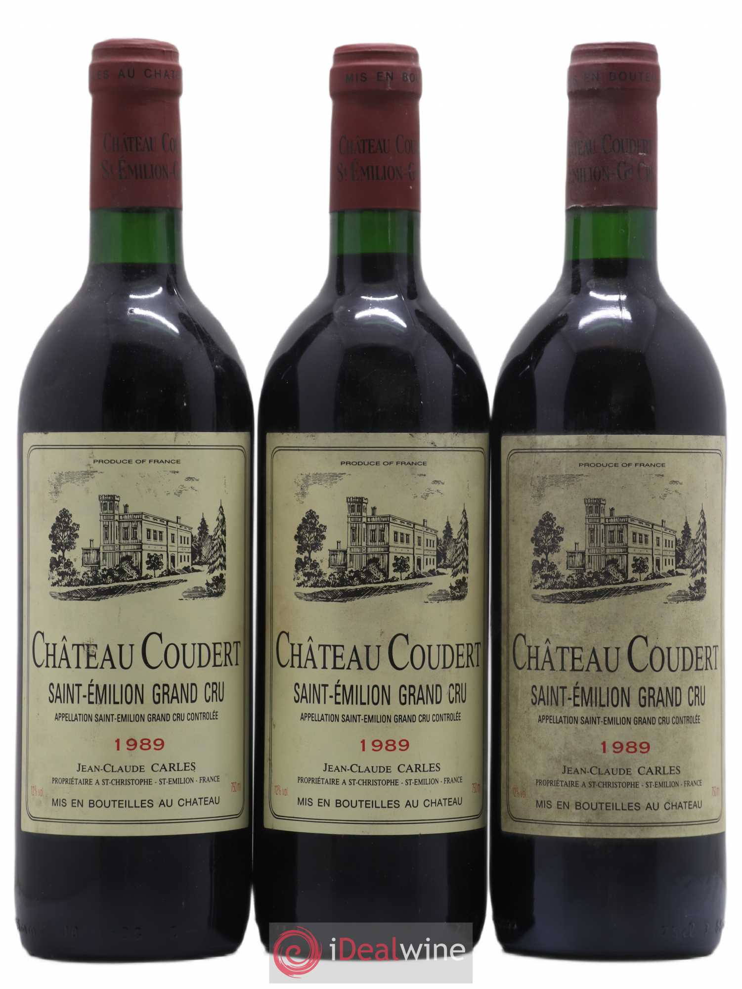 Saint-Émilion Grand Cru Château Coudert 1989 - Lot de 6 bouteilles - 2