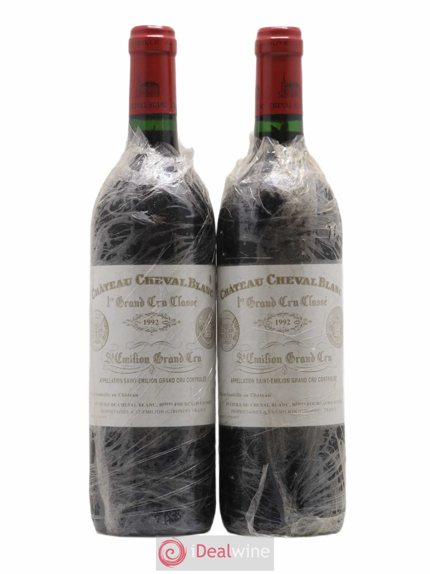 Château Cheval Blanc 1er Grand Cru Classé A 1992 - Lot de 2 bouteilles - 0