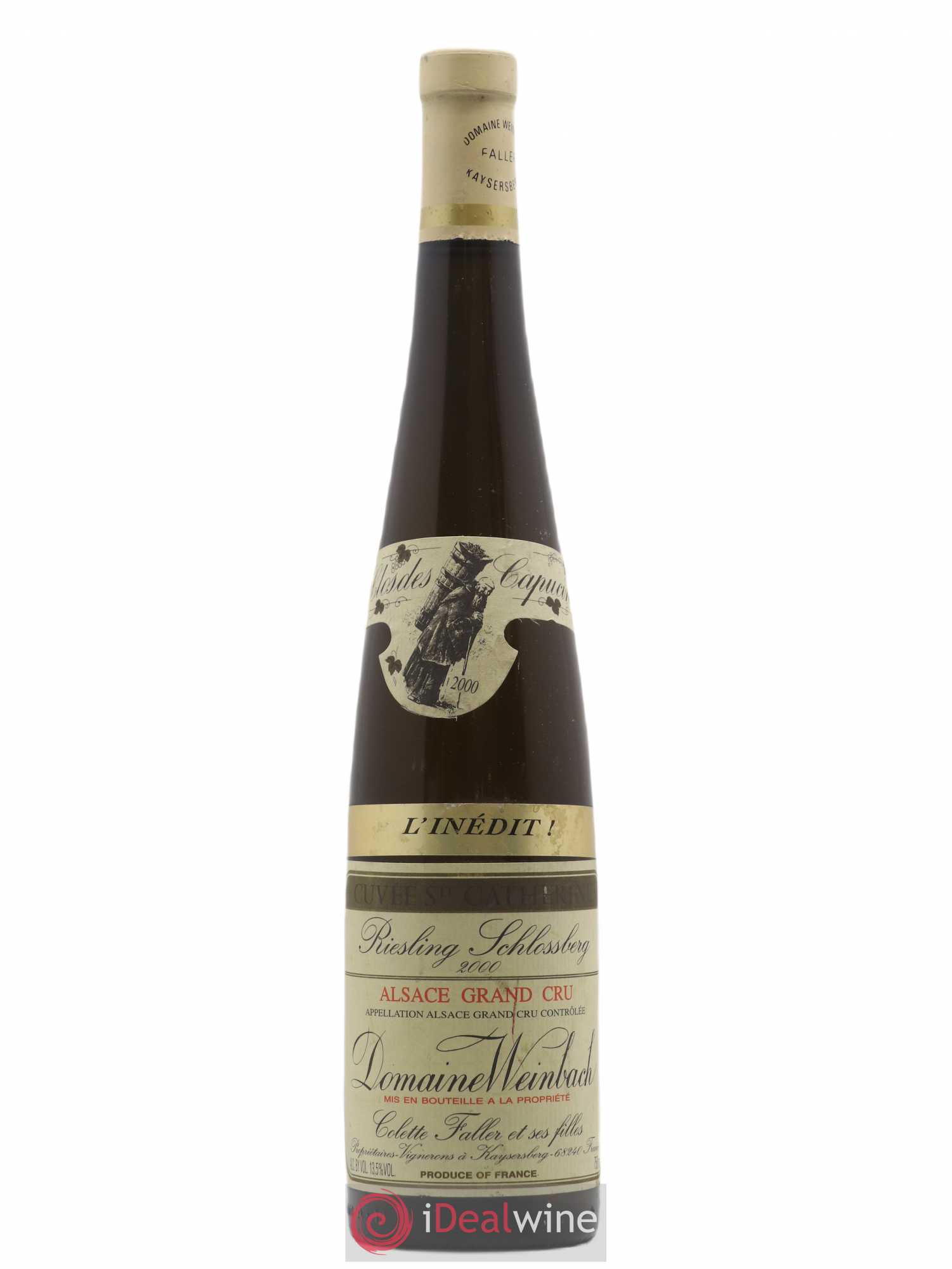 Alsace Riesling Grand Cru Schlossberg Cuvée Sainte Catherine l'Inédit Weinbach (Domaine) 2000 - Lot de 1 bouteille - 0