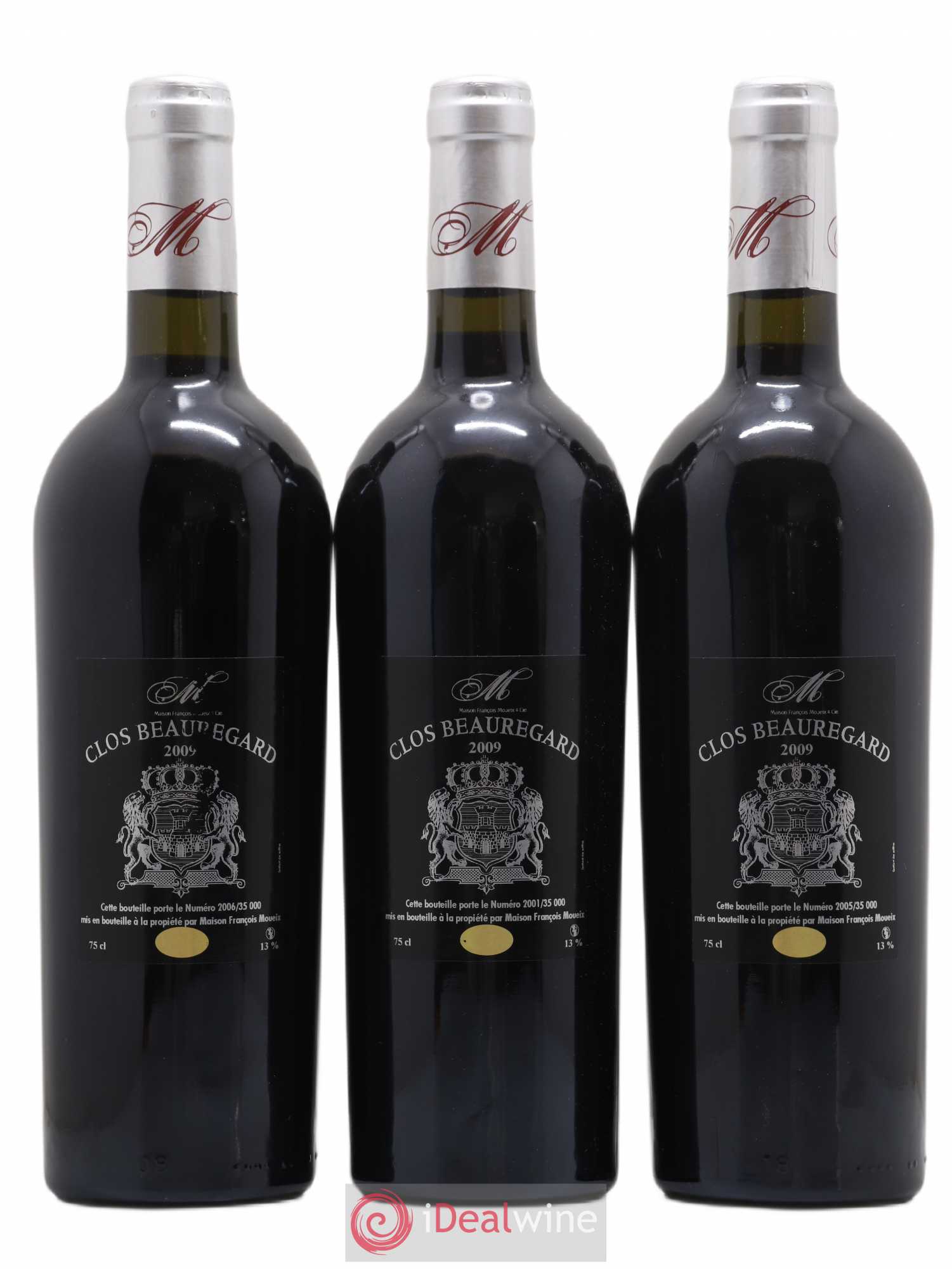 Clos Beauregard 2009 - Lot de 3 bouteilles - 1