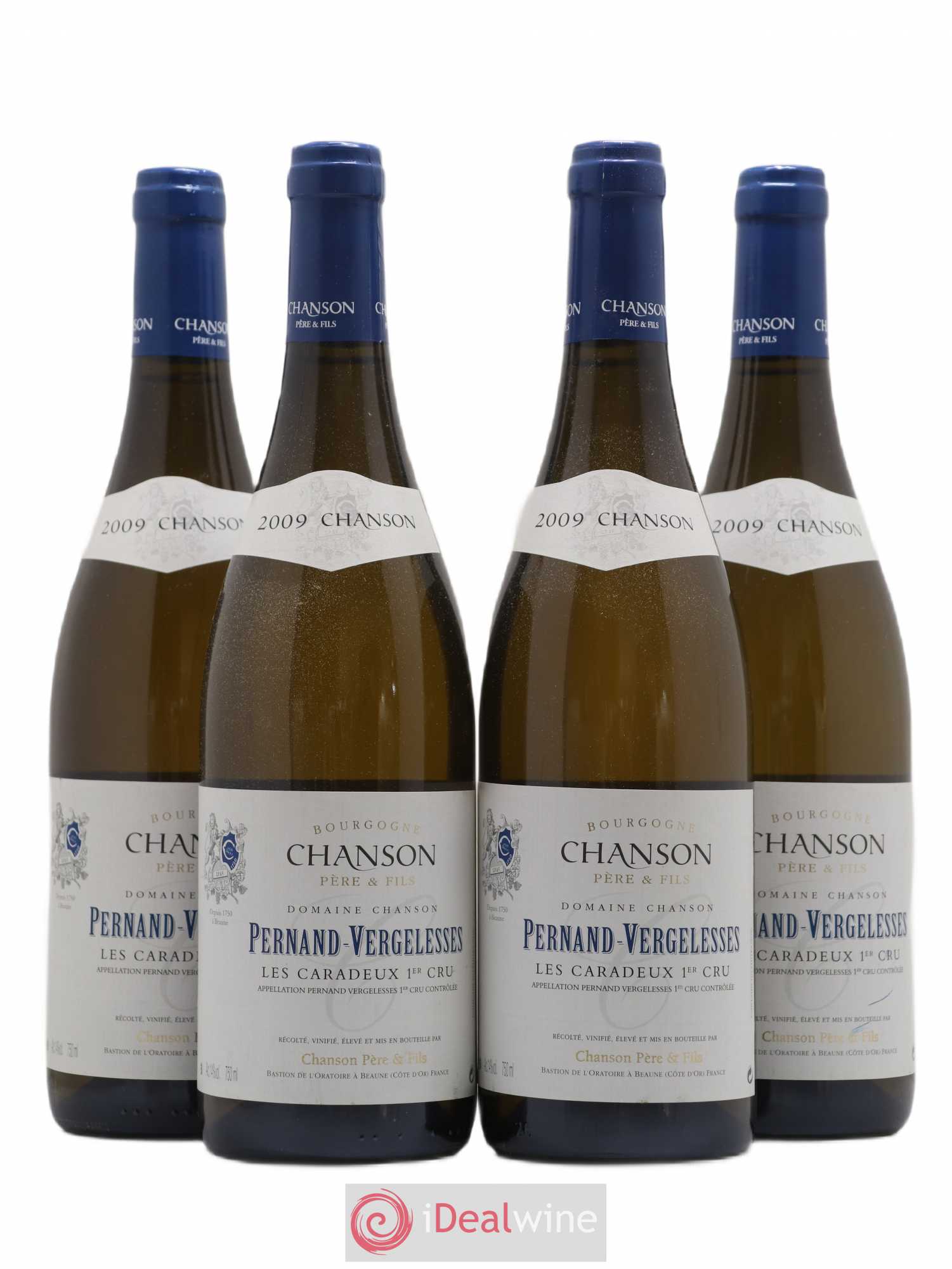 Pernand-Vergelesses 1er Cru Les Caradeux Chanson 2009 - Posten von 4 Flaschen - 0