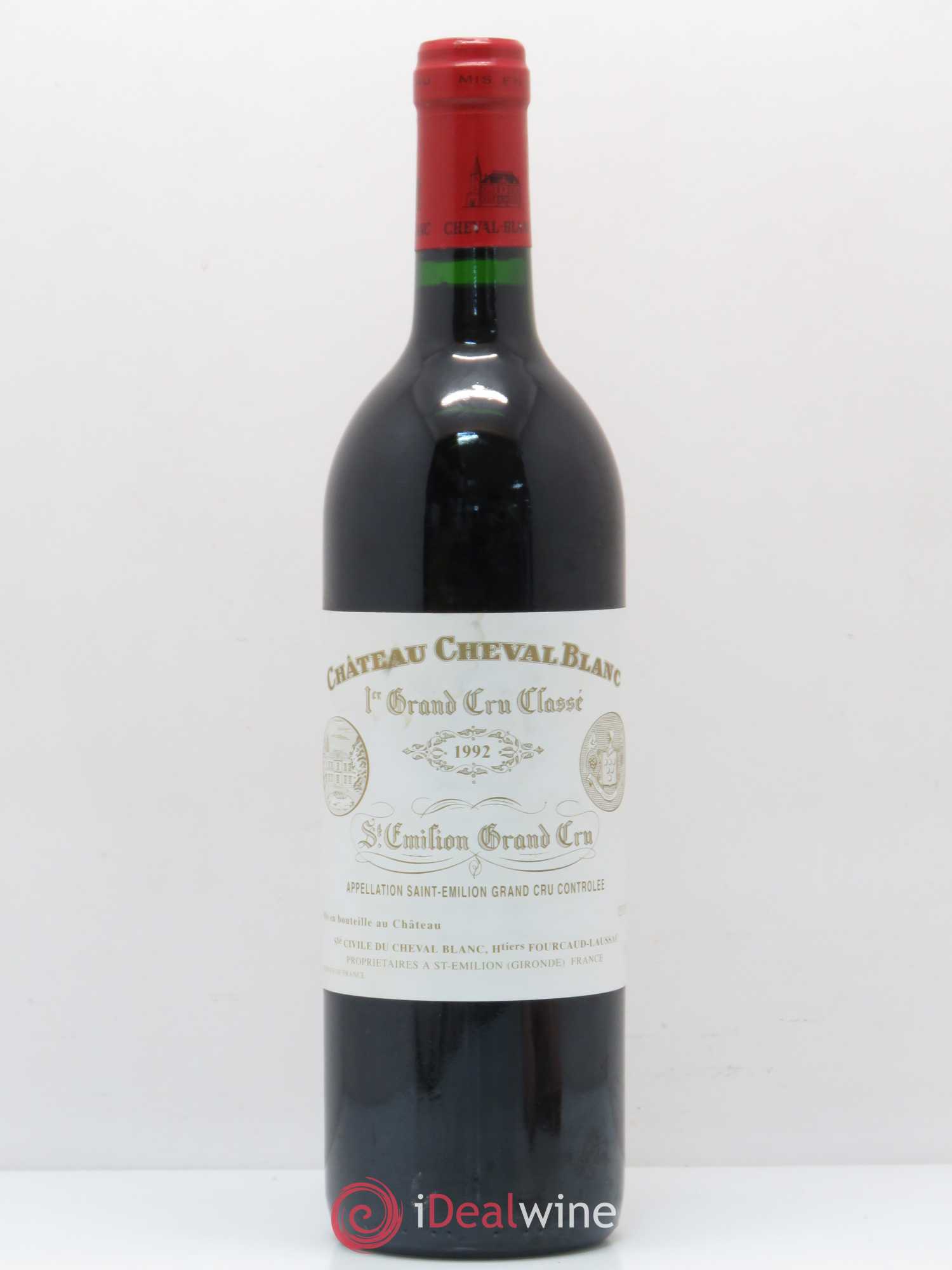 Château Cheval Blanc 1er Grand Cru Classé A 1992 - Lot de 1 bouteille - 0