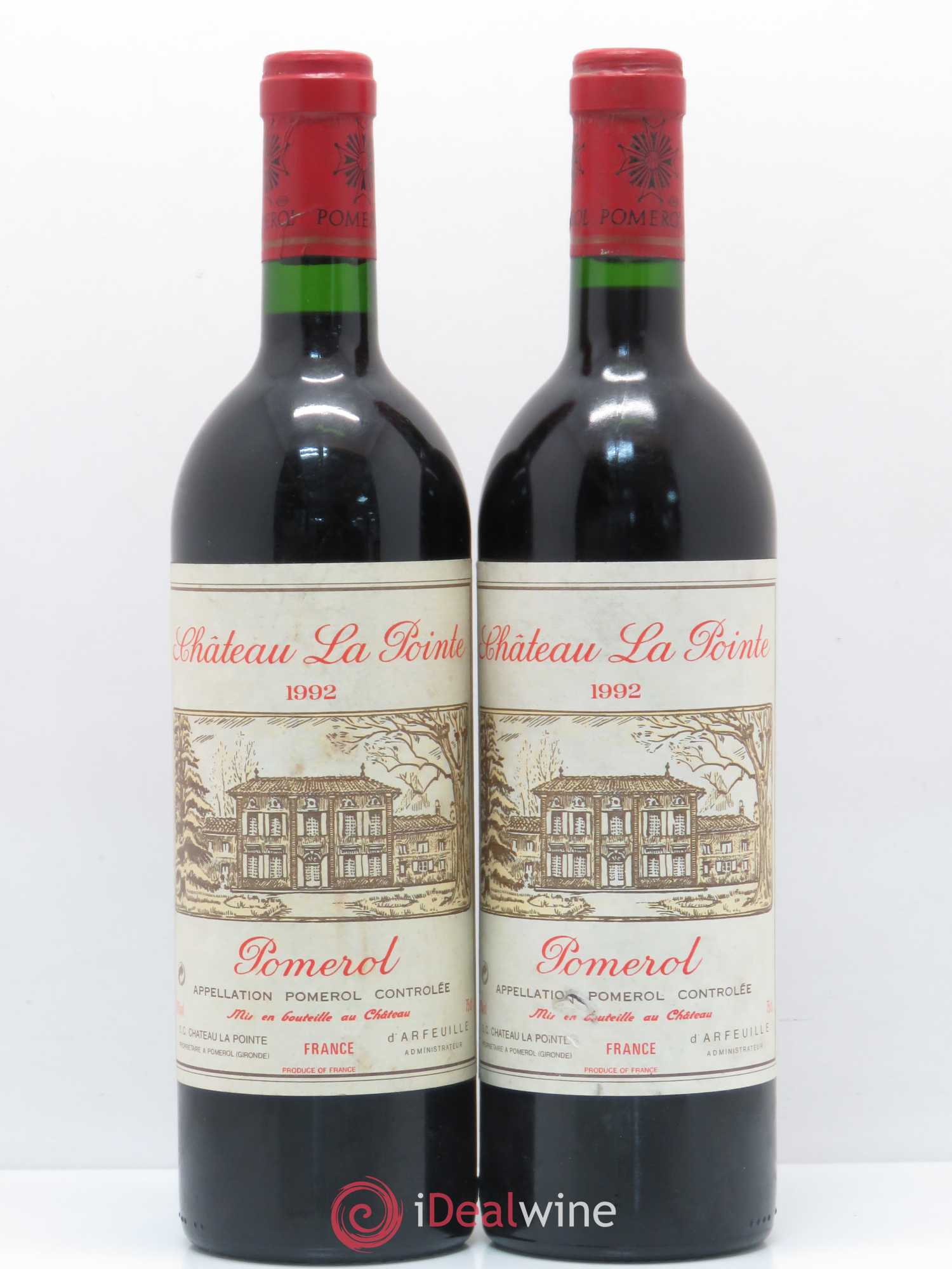 Château la Pointe 1992 - Lot de 2 bouteilles - 0