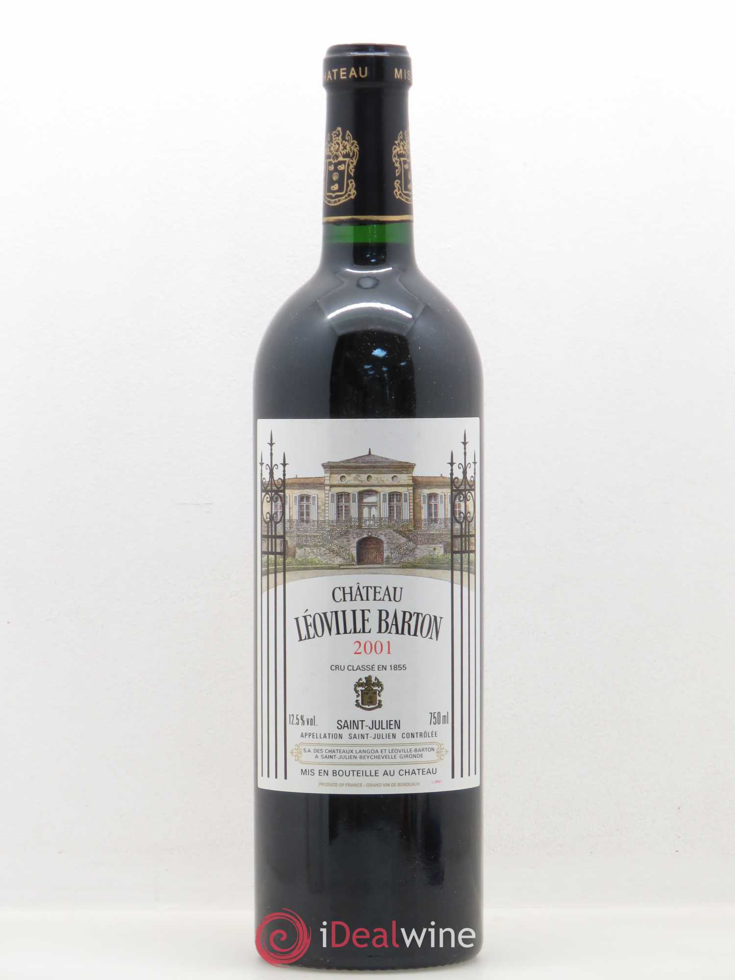 Château Léoville Barton 2ème Grand Cru Classé 2001 - Lot de 1 bouteille - 0