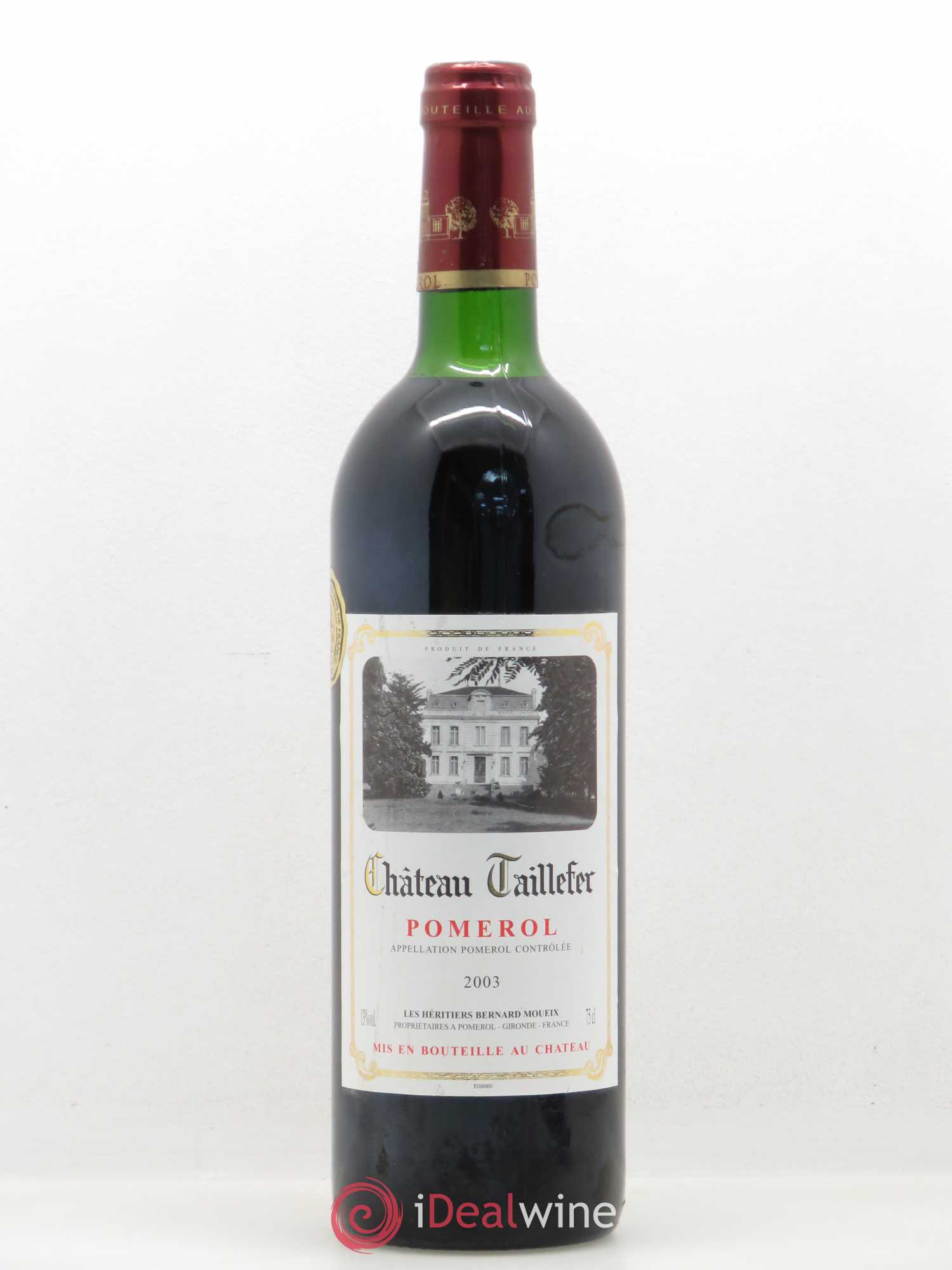 Château Taillefer 2003 - Lot de 1 bouteille - 0