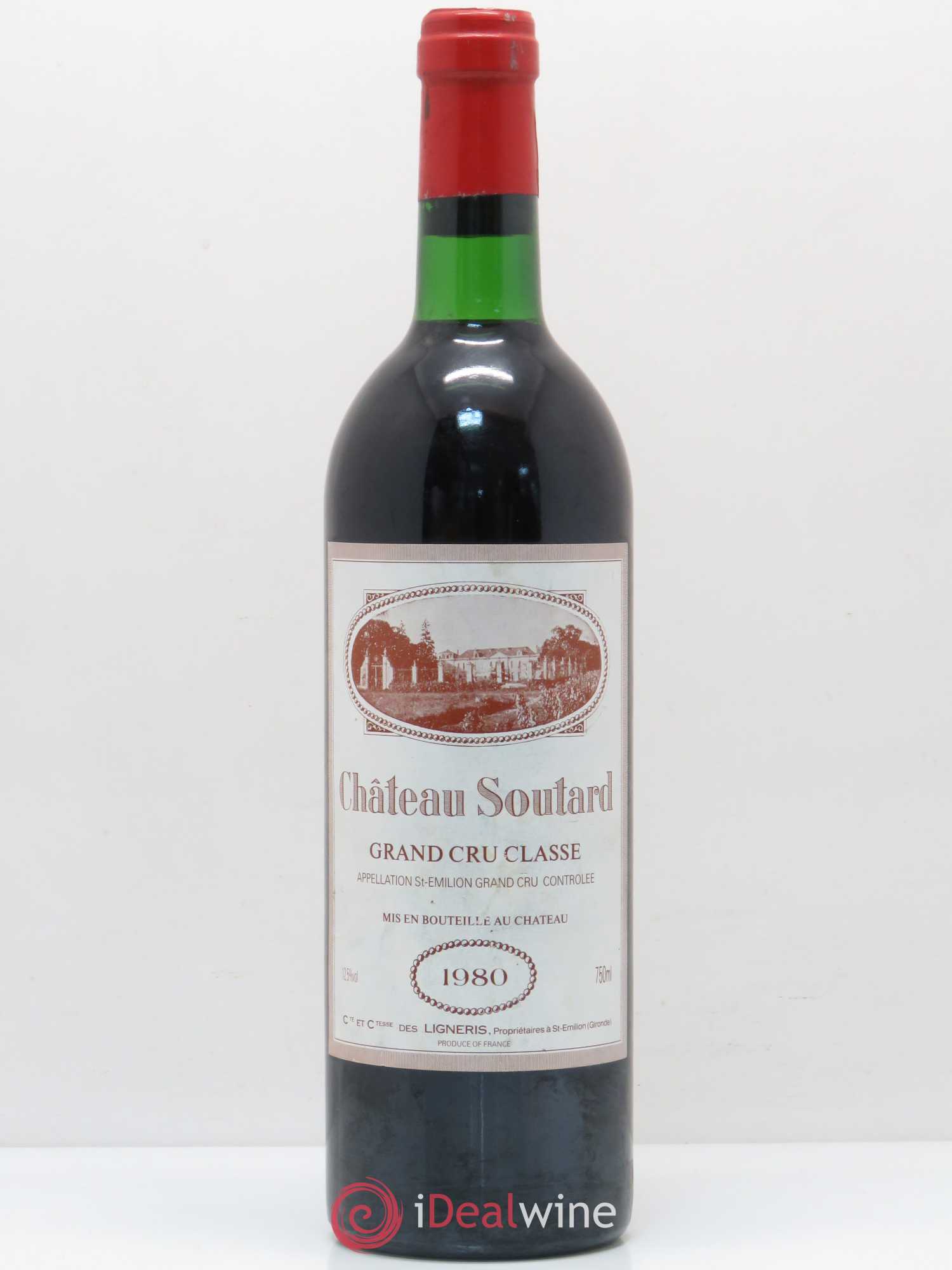 Château Soutard Grand Cru Classé 1980 - Lot de 1 bouteille - 0
