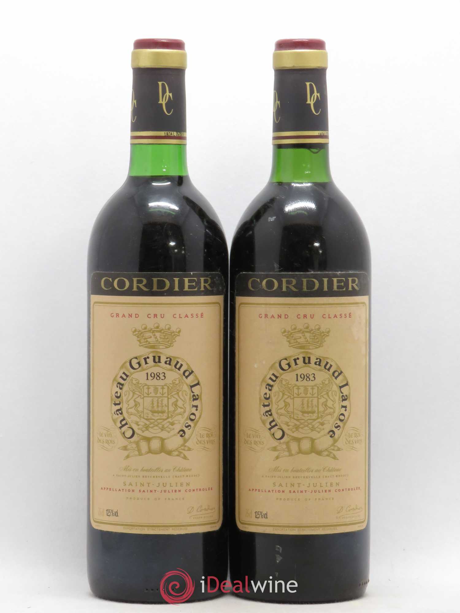 Château Gruaud Larose 2ème Grand Cru Classé 1983 - Lot de 2 bouteilles - 0