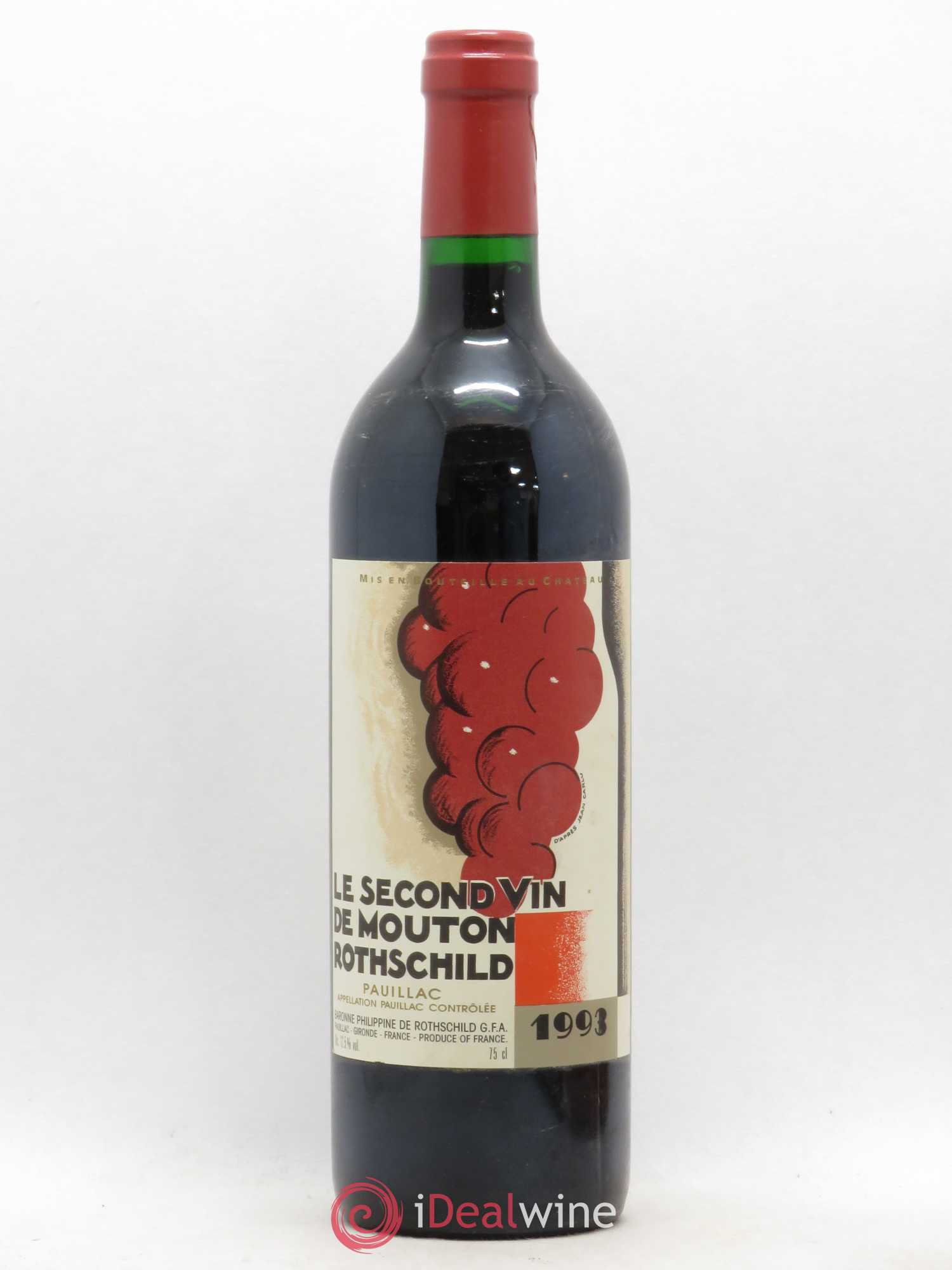 Petit Mouton Second Vin 1993 - Lot de 1 bouteille - 0