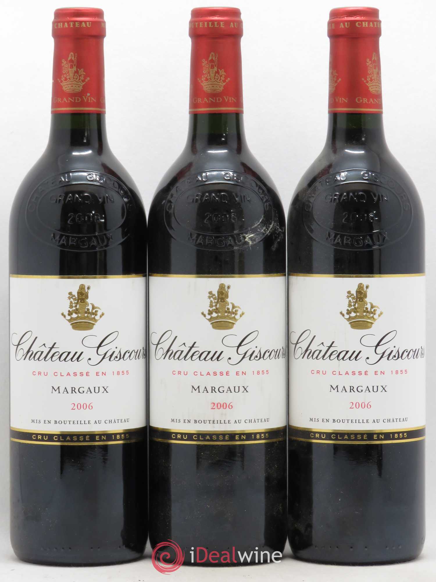 Château Giscours 3ème Grand Cru Classé 2006 - Lot de 3 bouteilles - 0