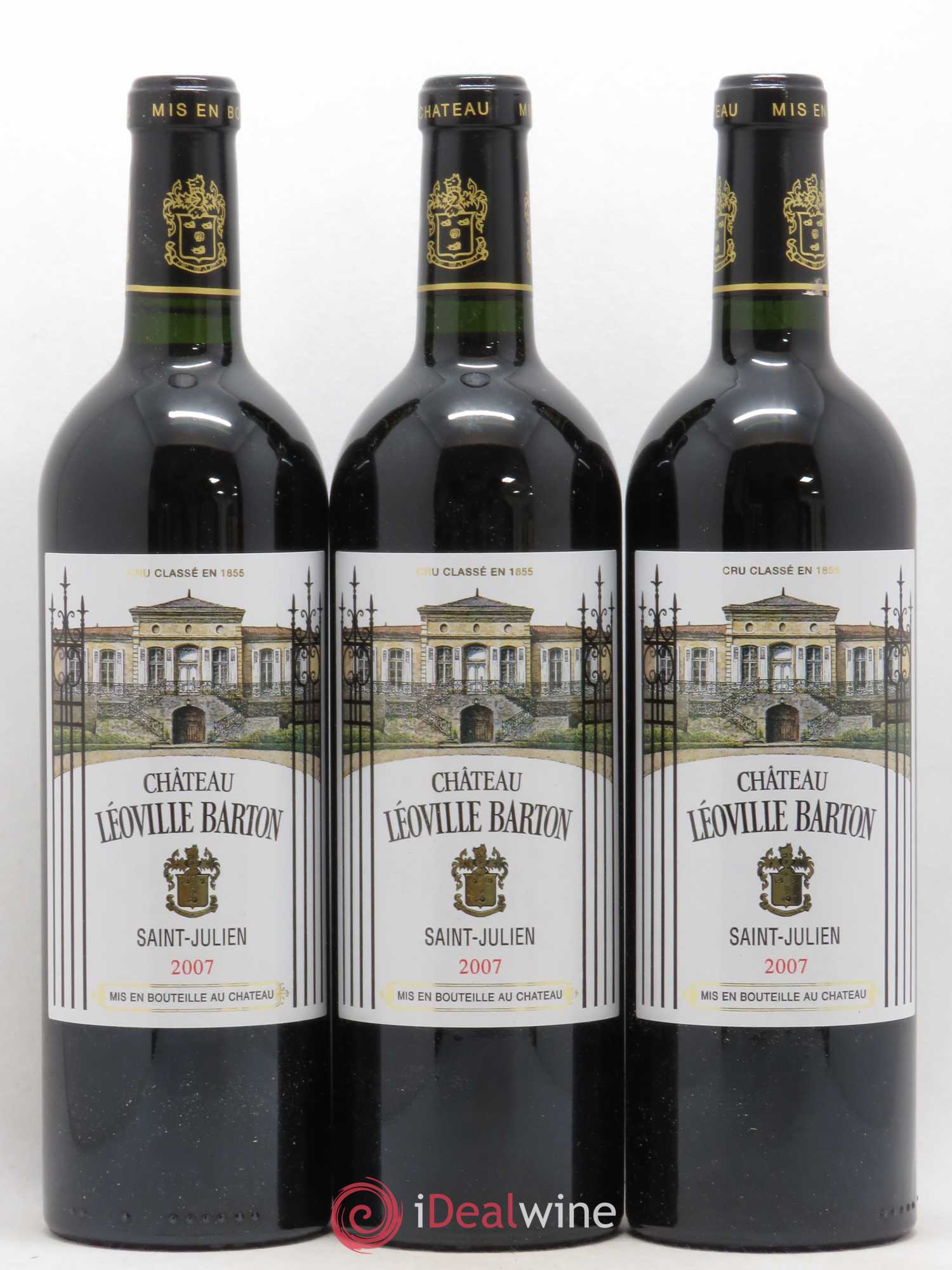 Château Léoville Barton 2ème Grand Cru Classé 2007 - Lot de 12 bouteilles - 2