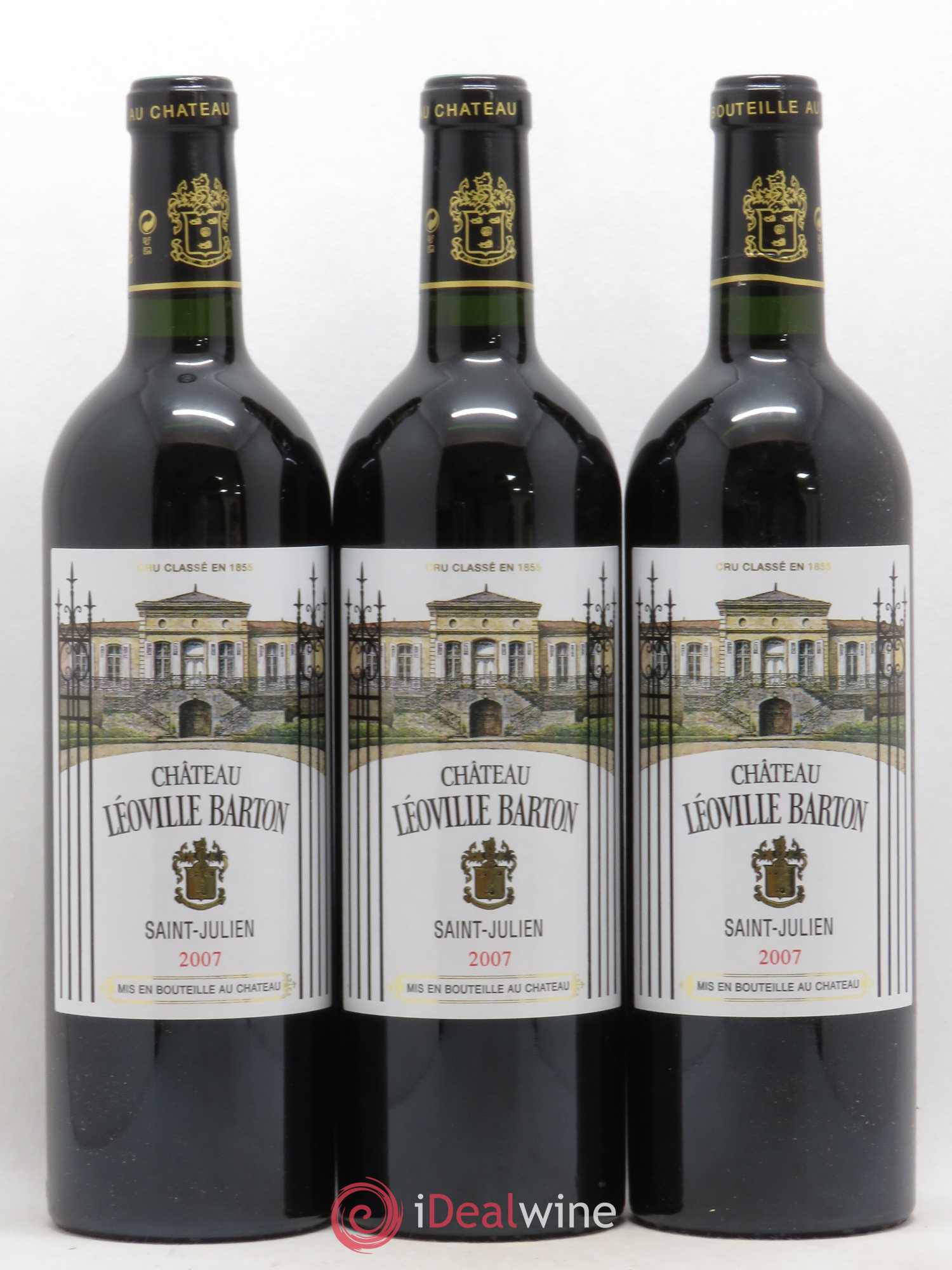 Château Léoville Barton 2ème Grand Cru Classé 2007 - Lot de 12 bouteilles - 4