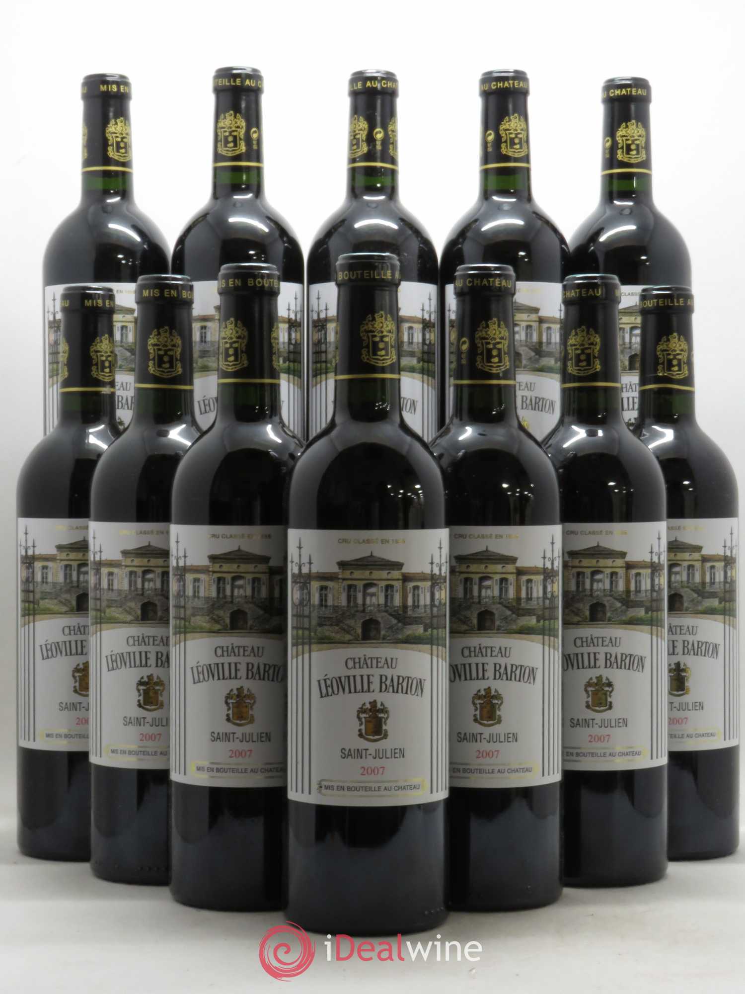 Château Léoville Barton 2ème Grand Cru Classé 2007 - Lot de 12 bouteilles - 0