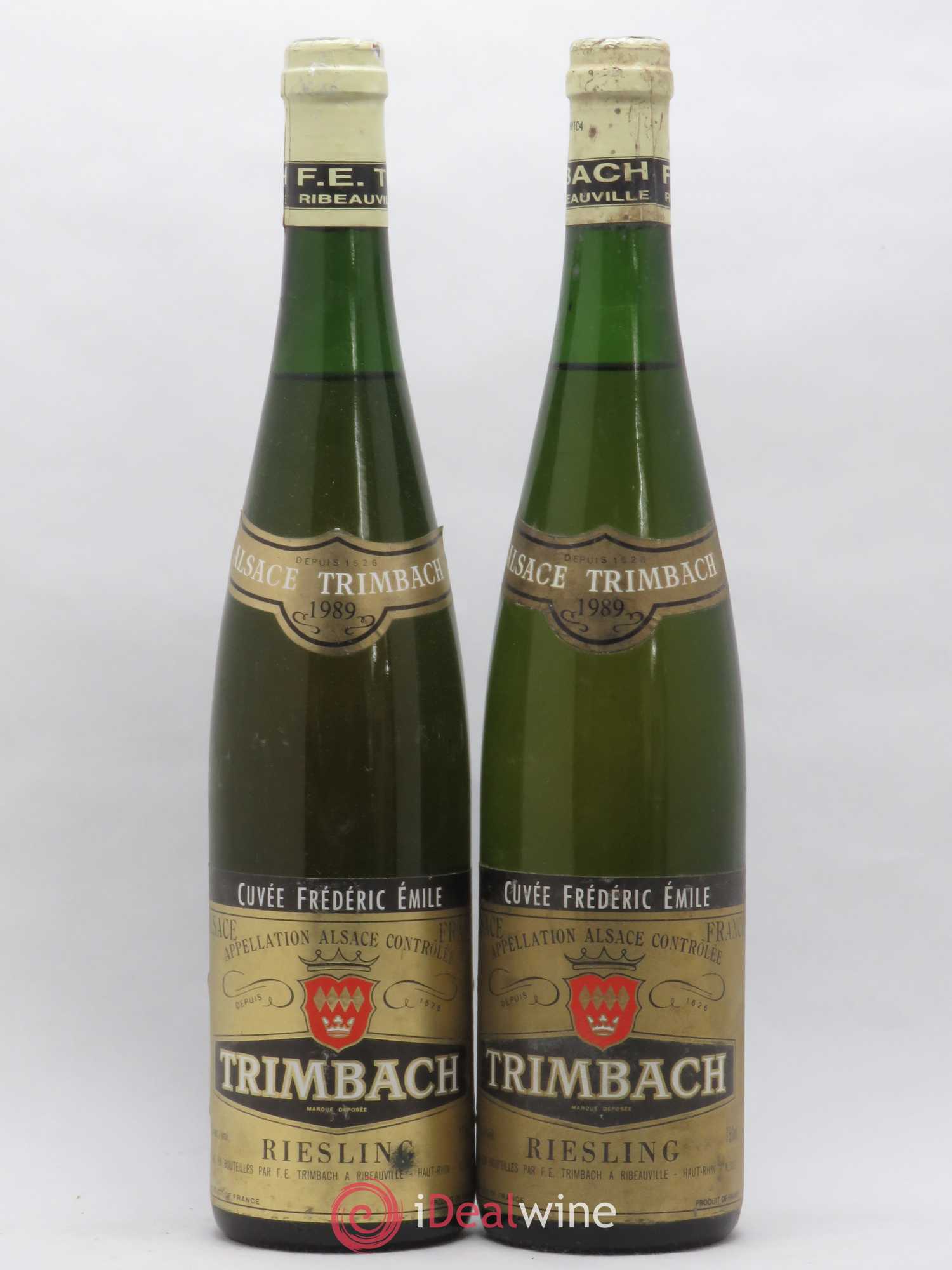 Alsace Riesling Cuvée Frédéric Emile Trimbach (Domaine) 1989 - Lot de 2 bouteilles - 0