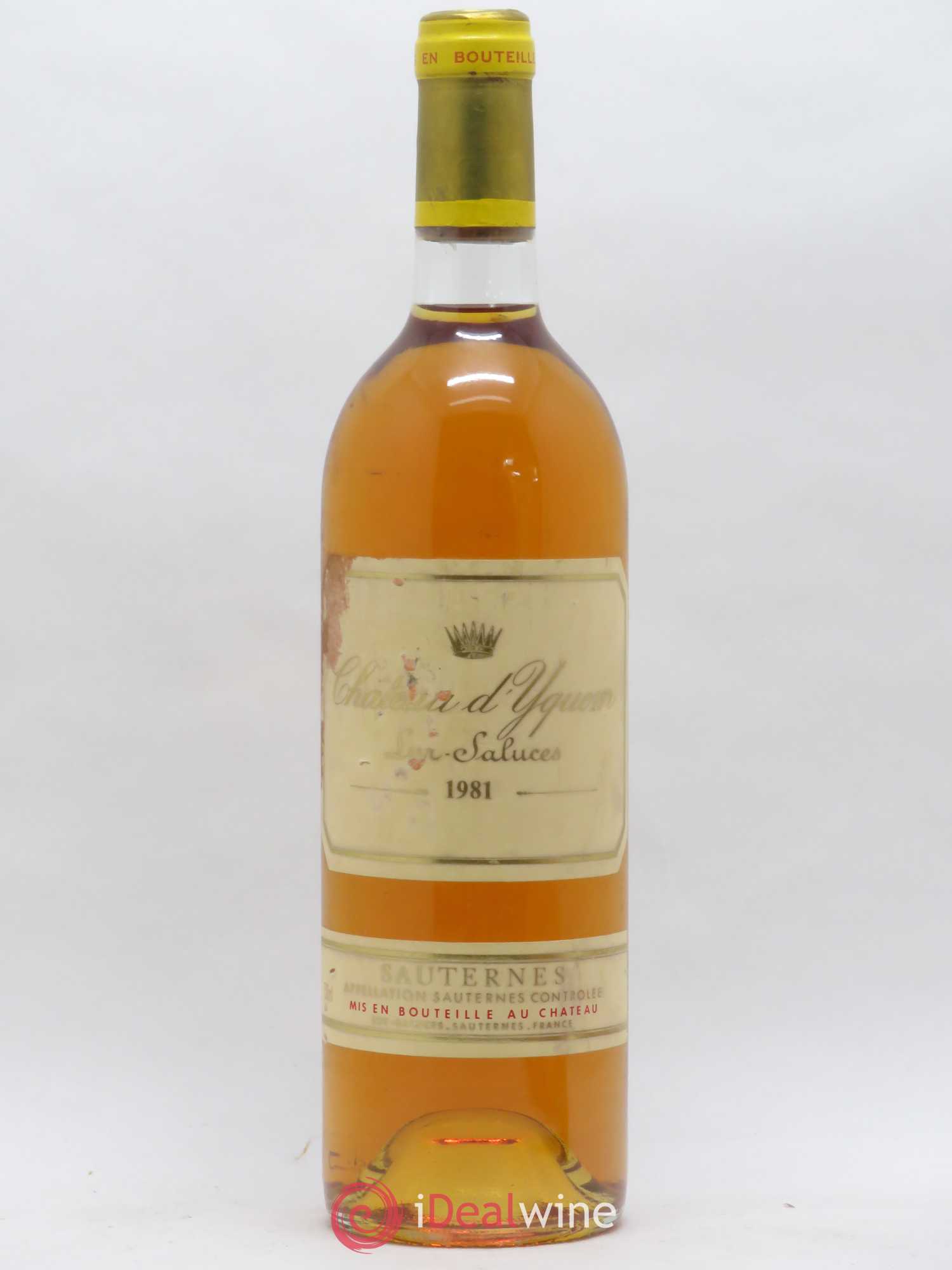 Château d' Yquem 1er Cru Classé Supérieur 1981 - Lotto di 1 bottiglia - 0