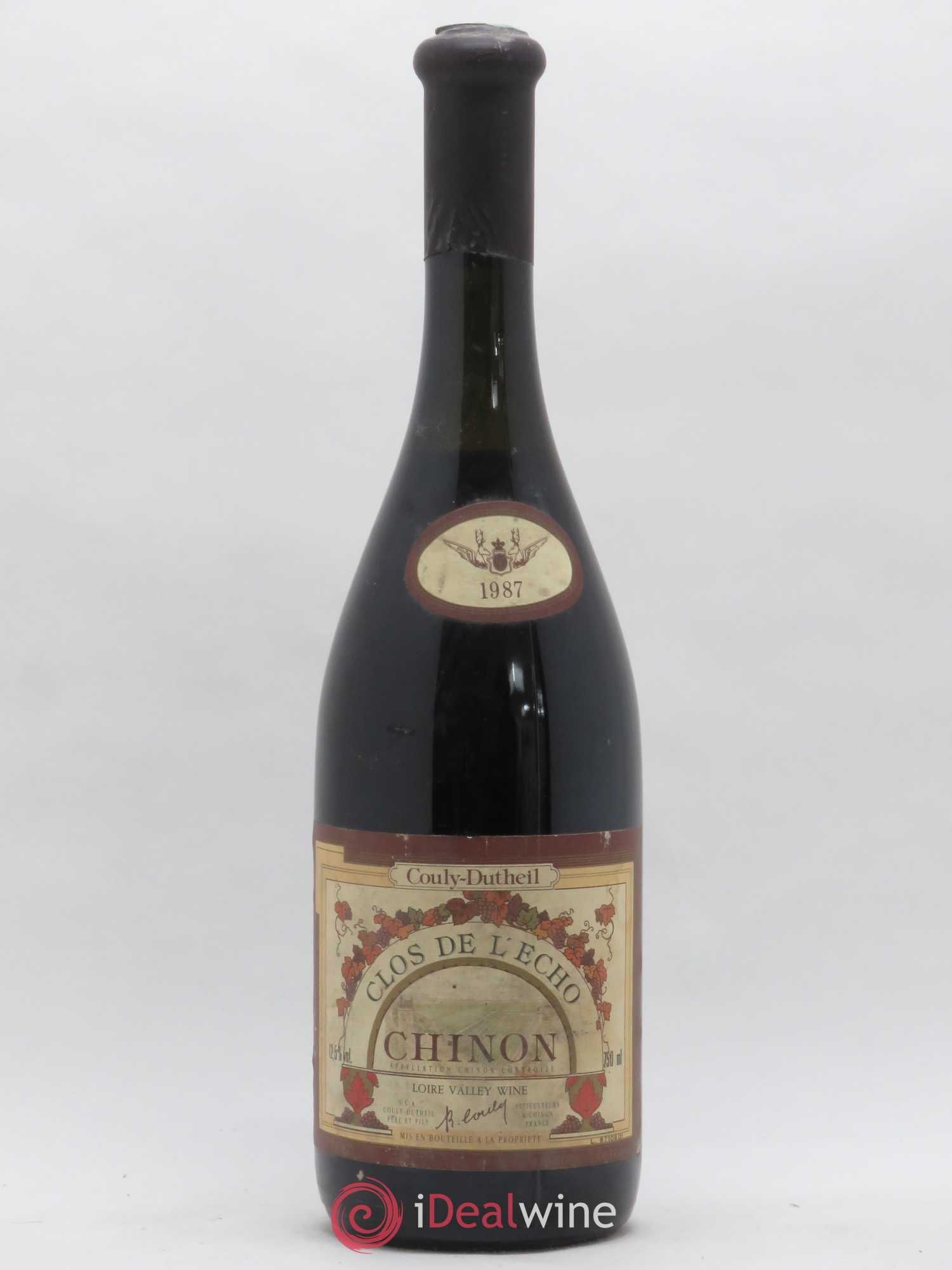 Chinon Clos de l'Echo Couly-Dutheil 1987 - Lot de 1 bouteille - 0