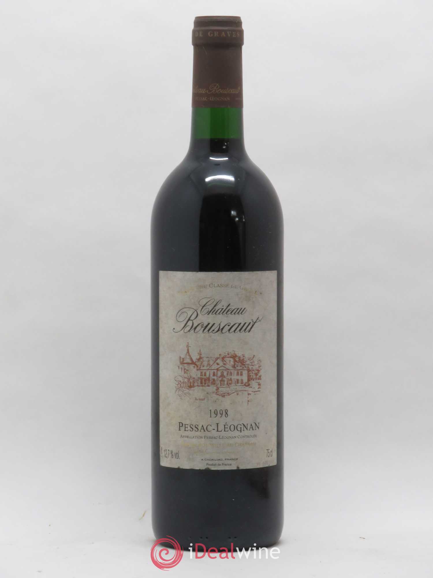 Château Bouscaut Cru Classé de Graves 1998 - Lot de 1 bouteille - 0