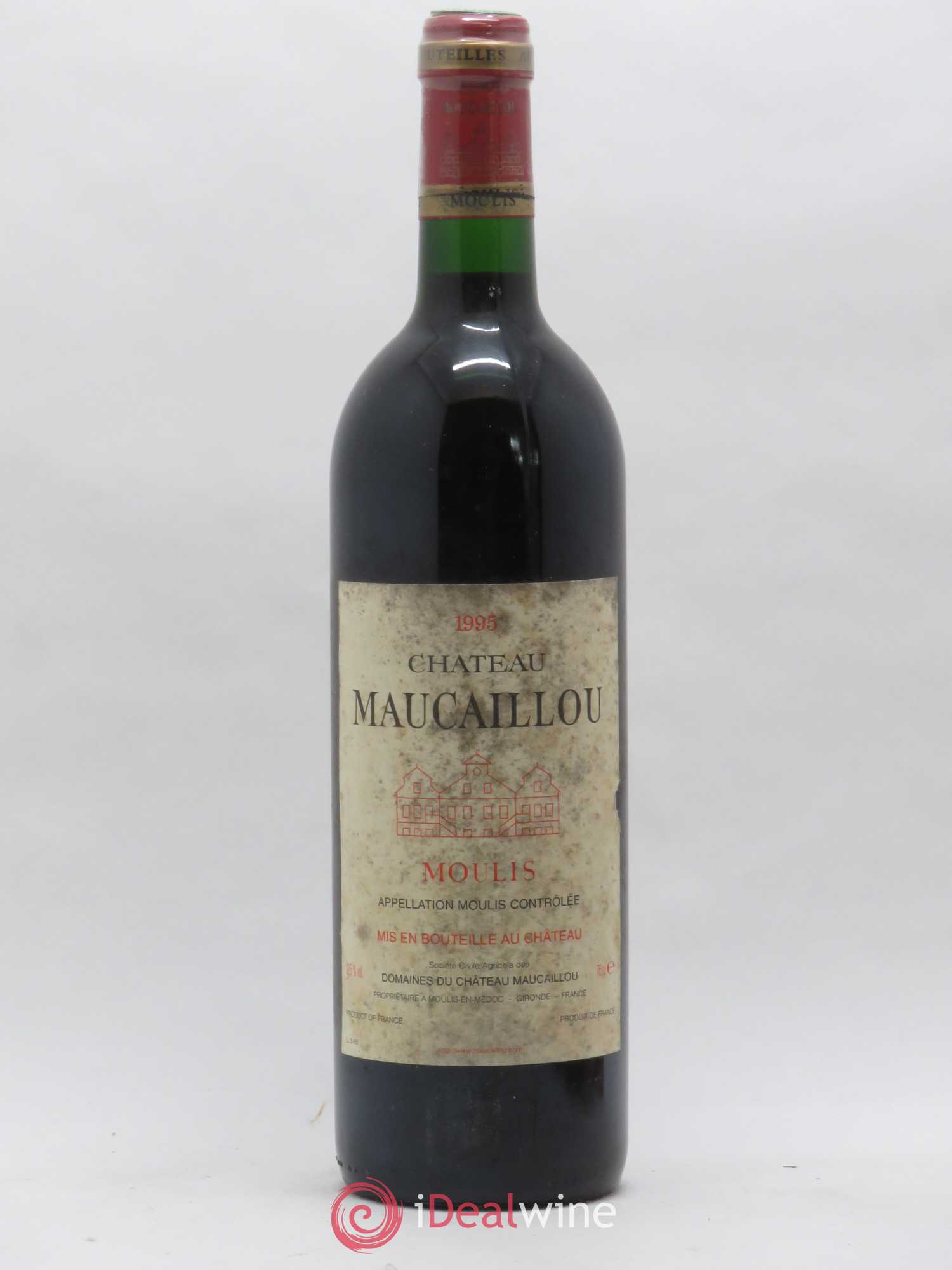 Château Maucaillou 1995 - Lot de 1 bouteille - 0