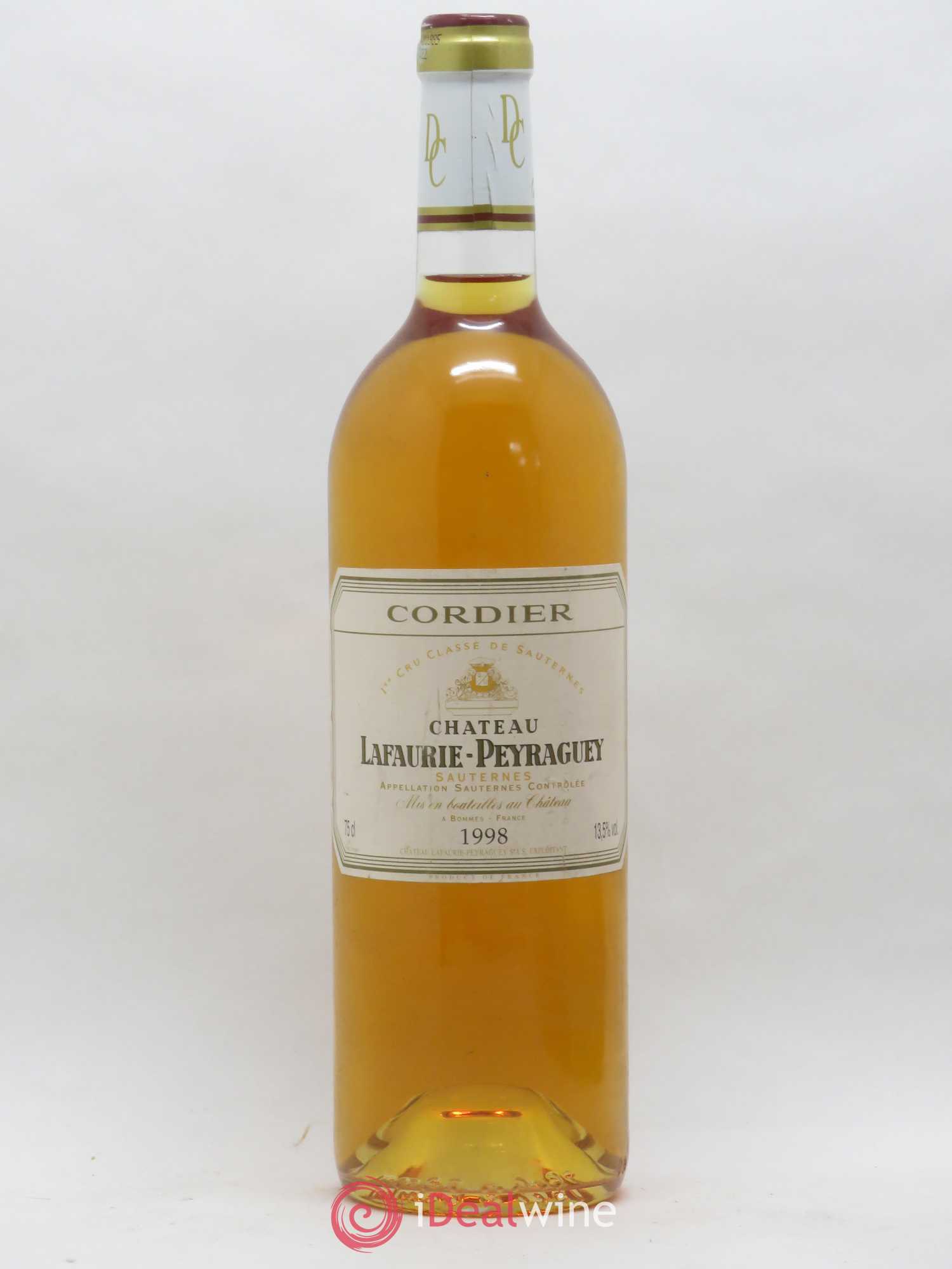 Château Lafaurie-Peyraguey 1er Grand Cru Classé 1998 - Lotto di 1 bottiglia - 0