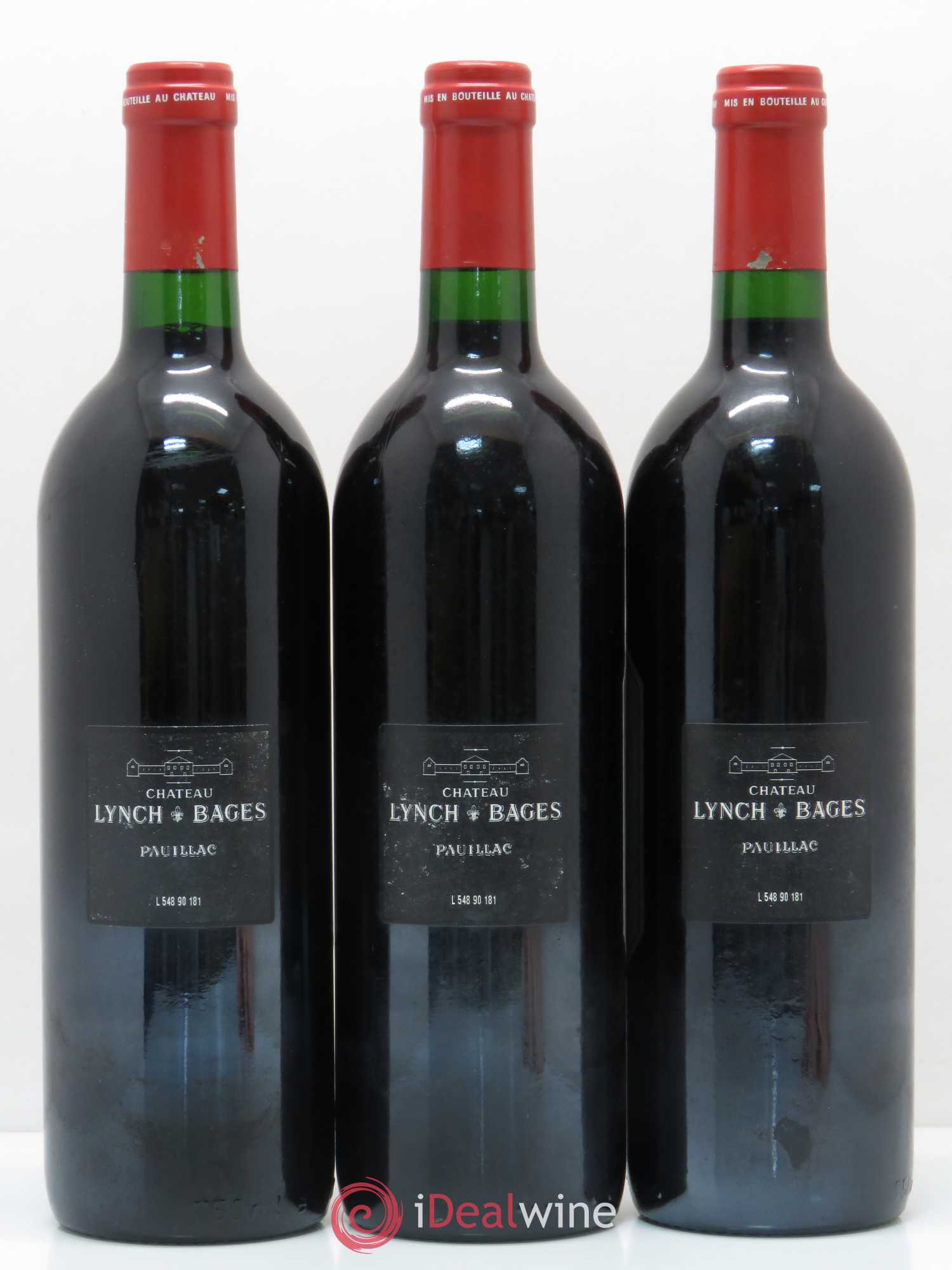 Château Lynch Bages 5ème Grand Cru Classé 1990 - Lot de 12 bouteilles - 2
