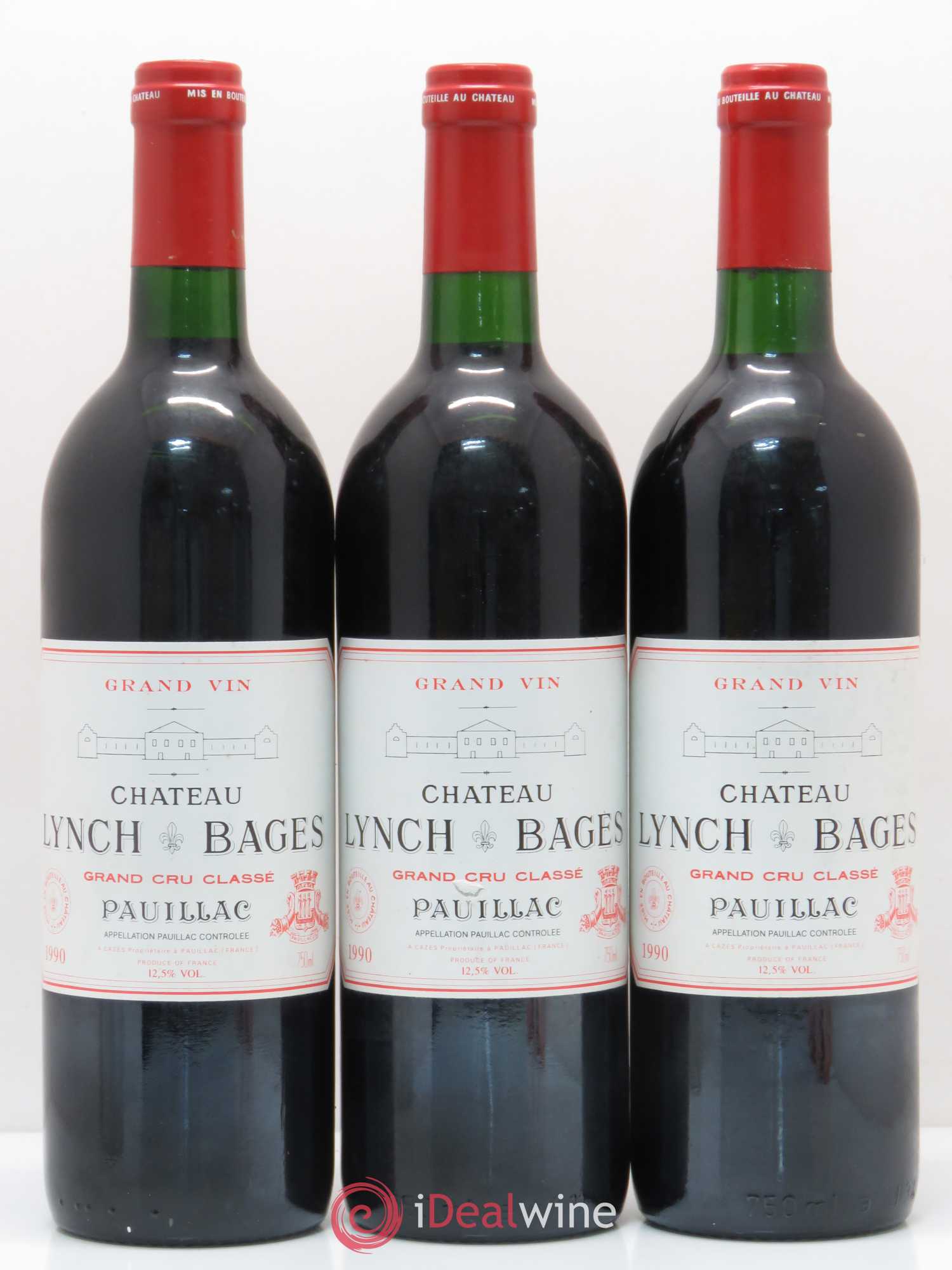 Château Lynch Bages 5ème Grand Cru Classé 1990 - Lot de 12 bouteilles - 7