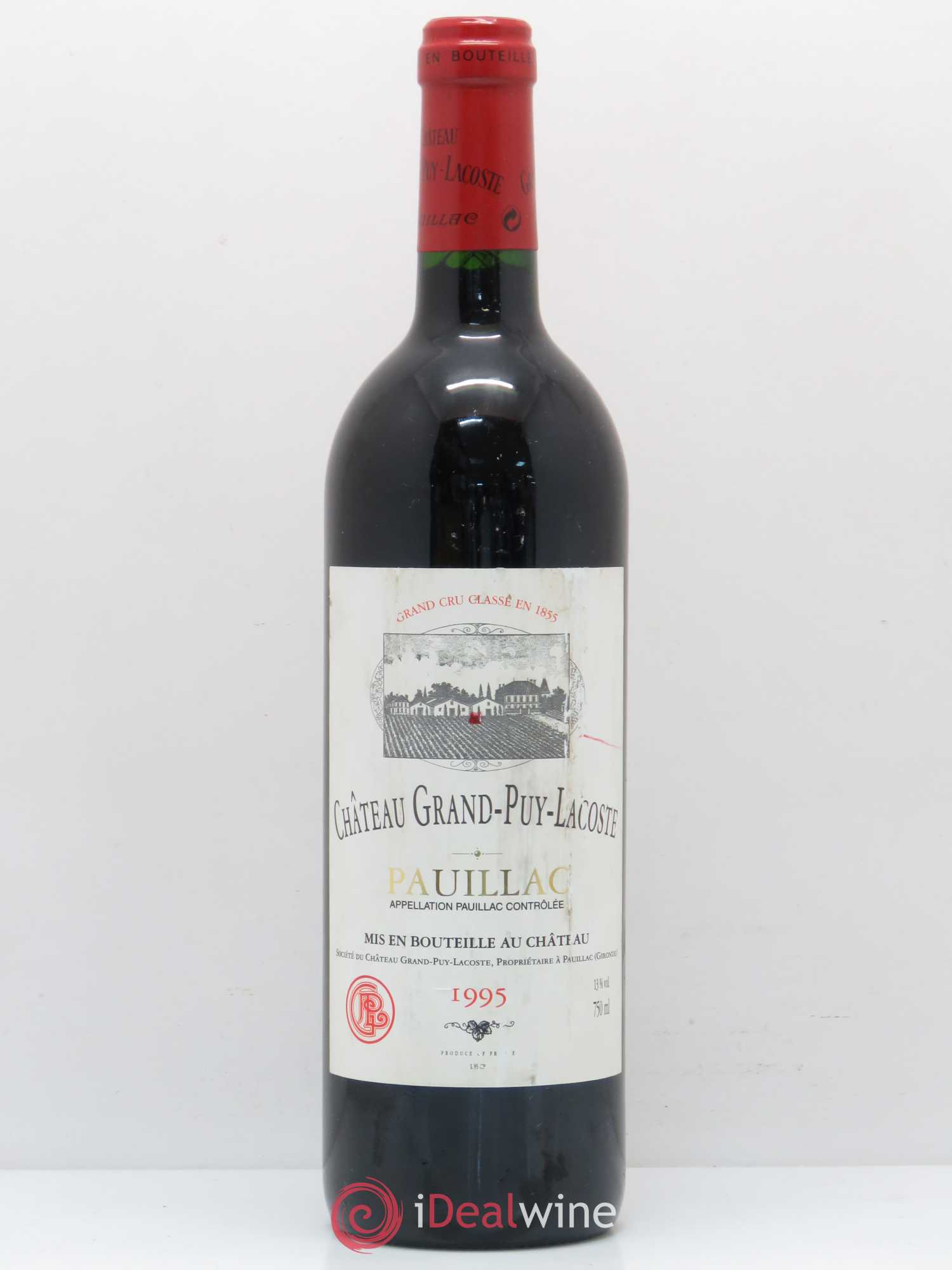 Château Grand Puy Lacoste 5ème Grand Cru Classé 1995 - Lot de 1 bouteille - 0