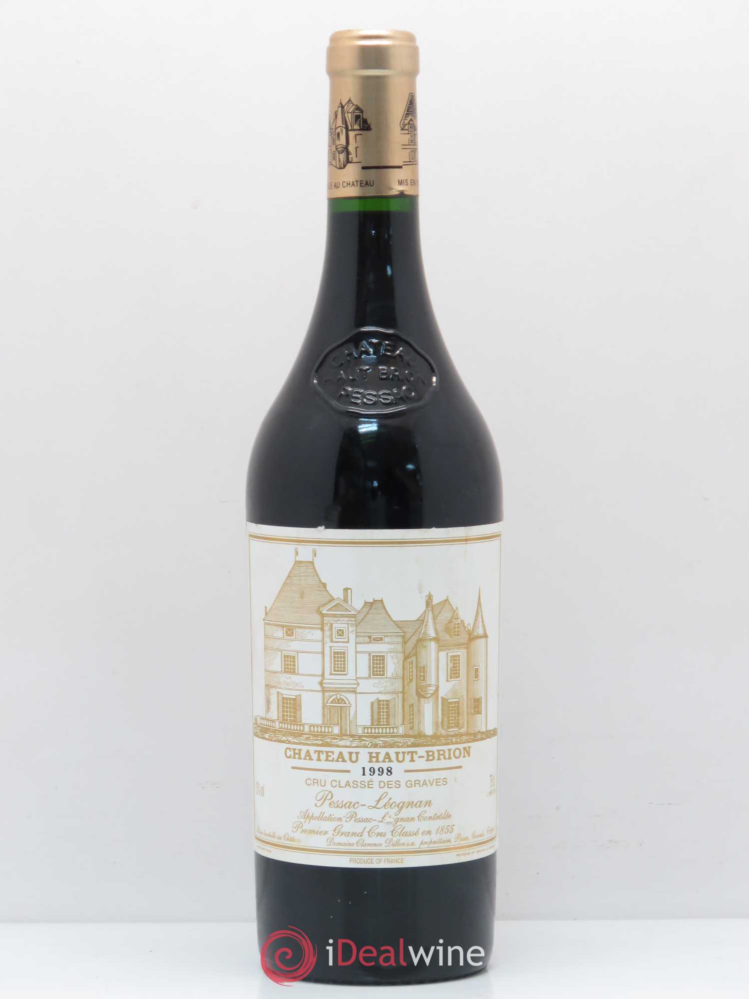 Château Haut Brion 1er Grand Cru Classé 1998 - Lot de 1 bouteille - 0