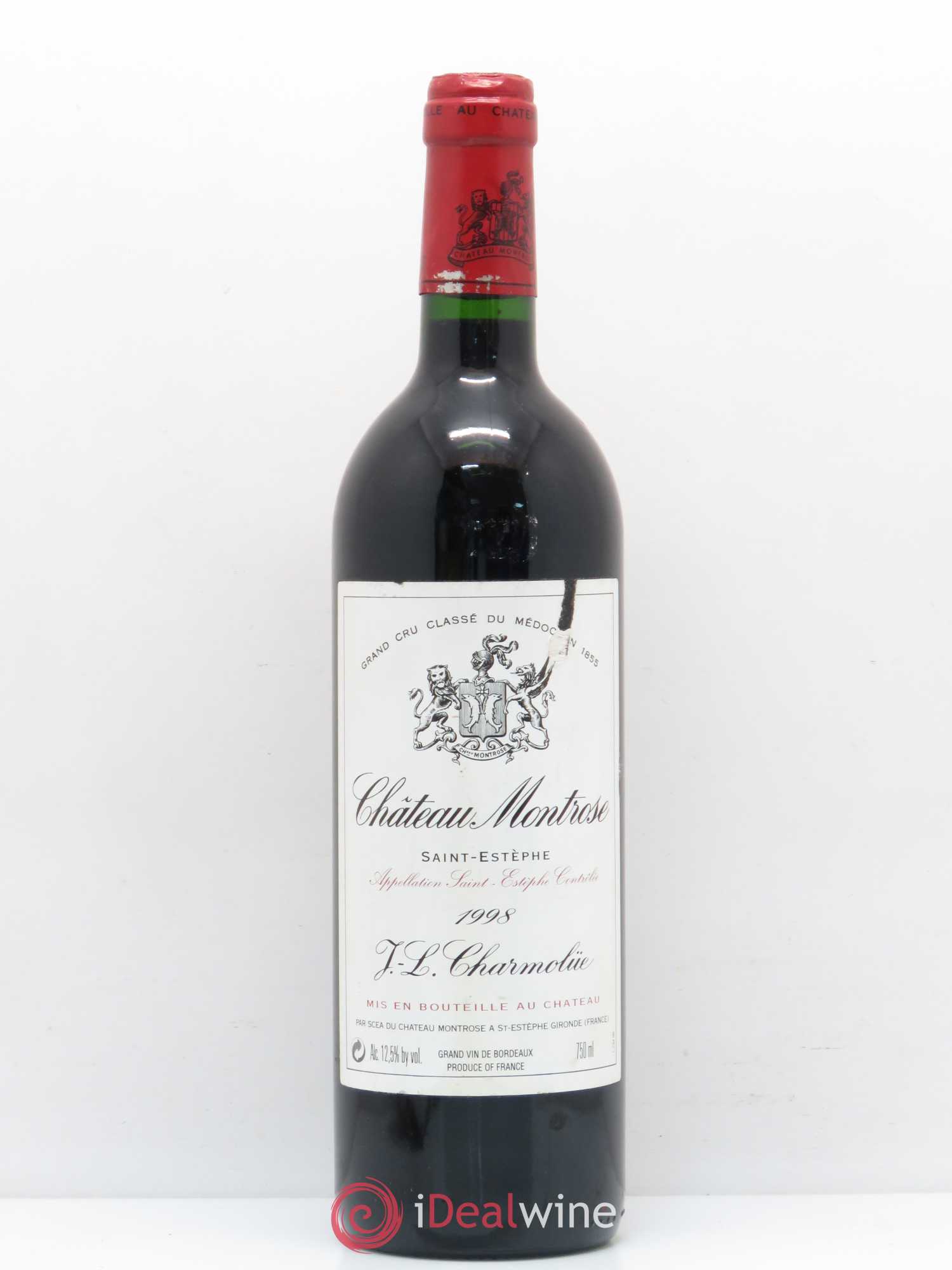 Château Montrose 2ème Grand Cru Classé 1998 - Lot de 1 bouteille - 0