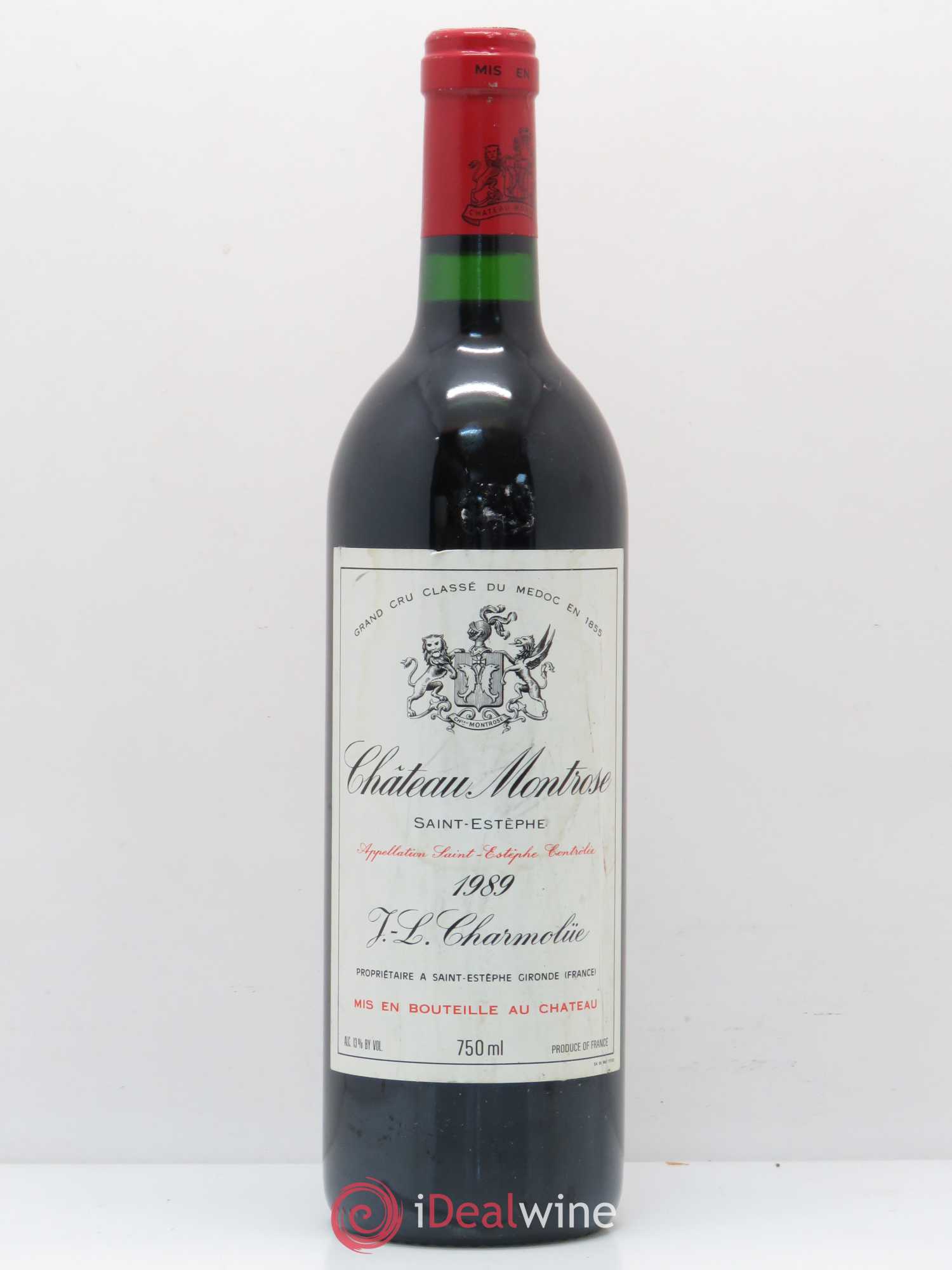 Château Montrose 2ème Grand Cru Classé 1989 - Lot de 1 bouteille - 0