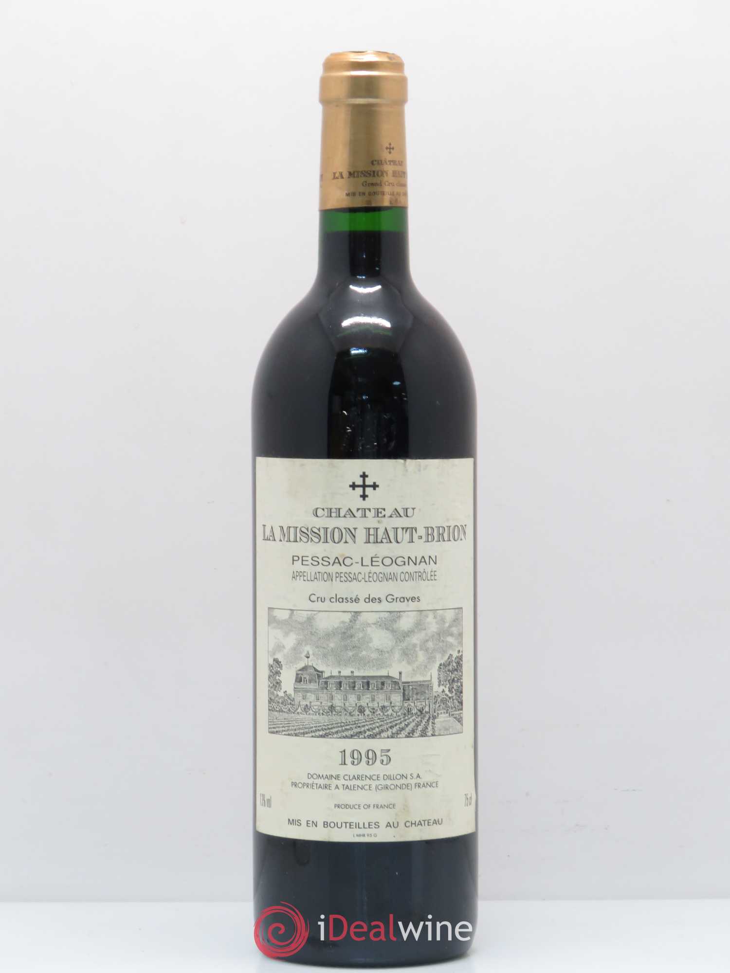 Château la Mission Haut-Brion Cru Classé de Graves 1995 - Lot de 1 bouteille - 0