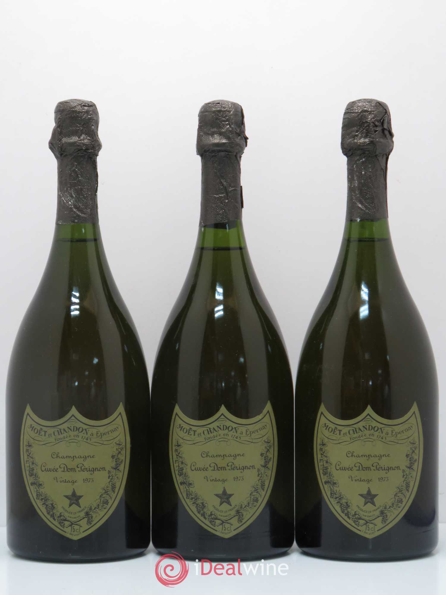 Brut Dom Pérignon 1973 - Lot de 3 bouteilles - 0