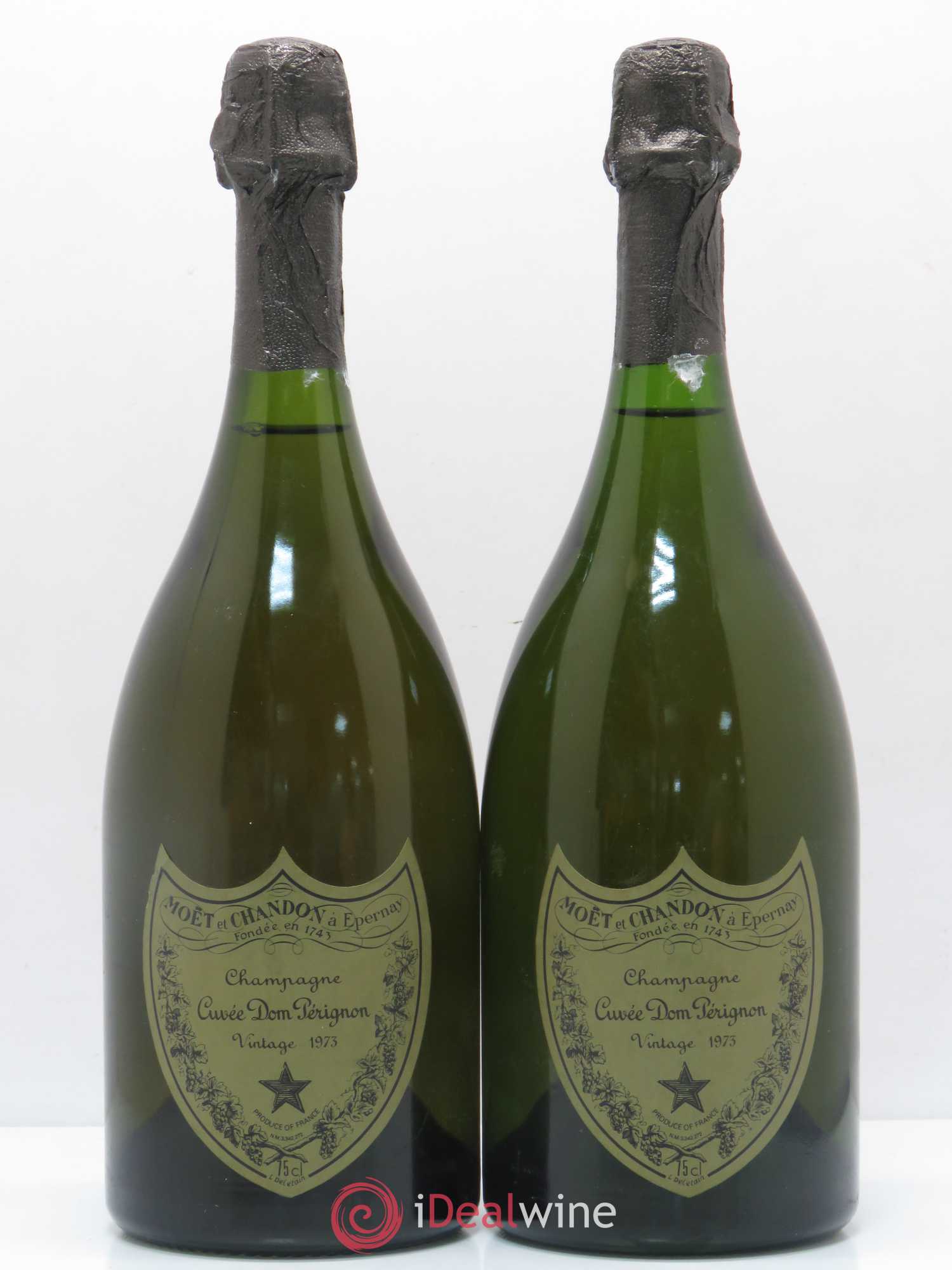 Brut Dom Pérignon 1973 - Lot de 2 bouteilles - 0