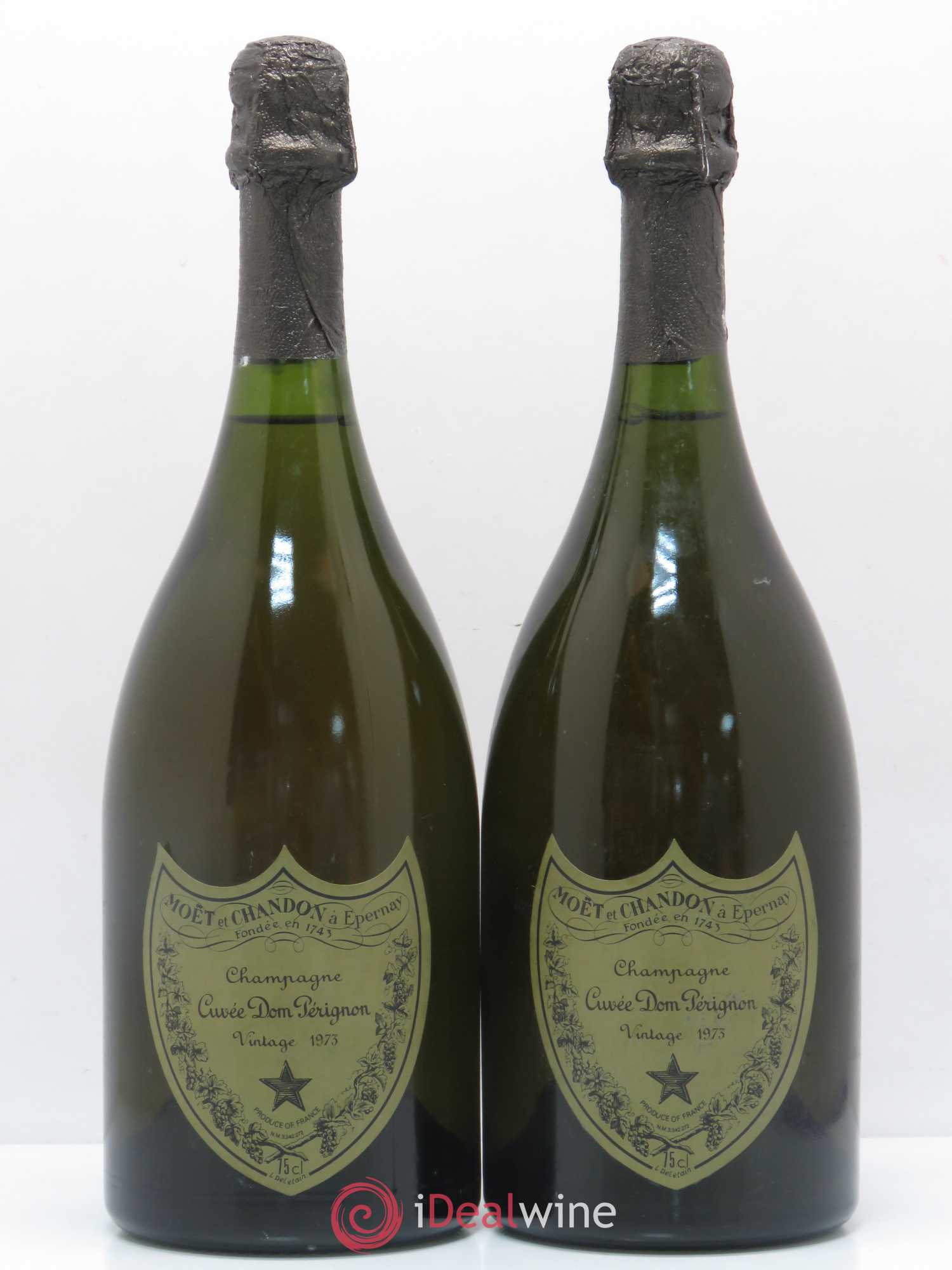 Brut Dom Pérignon 1973 - Lot de 2 bouteilles - 0