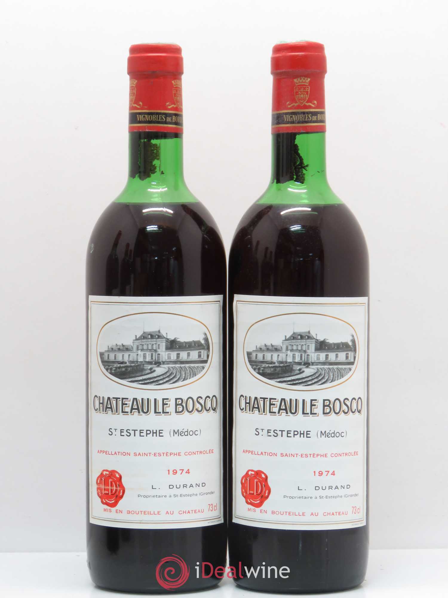 Saint-Estèphe Château Bosq 1975 - Lot de 5 bouteilles - 2