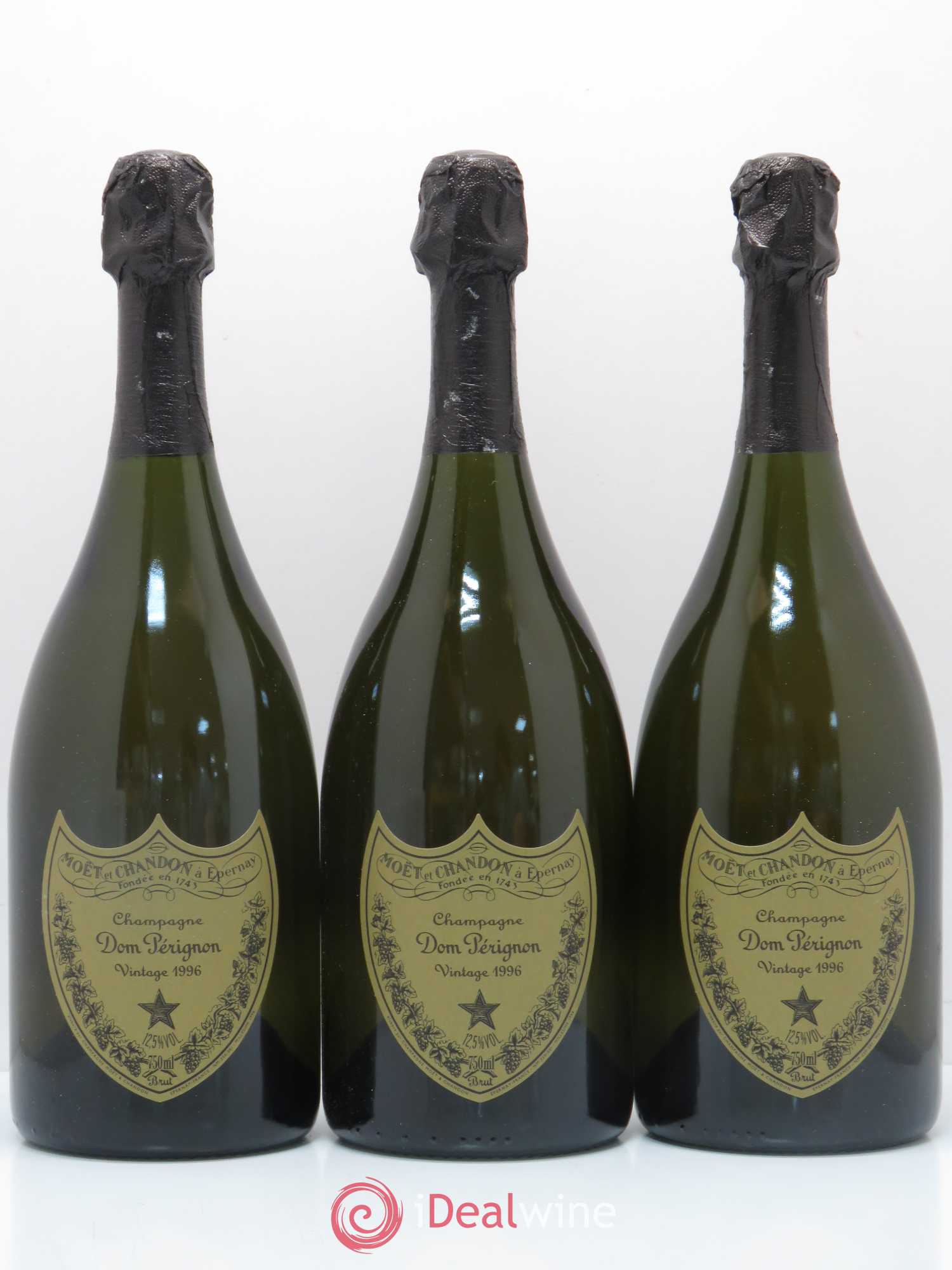 Brut Dom Pérignon 1996 - Lot de 3 bouteilles - 0